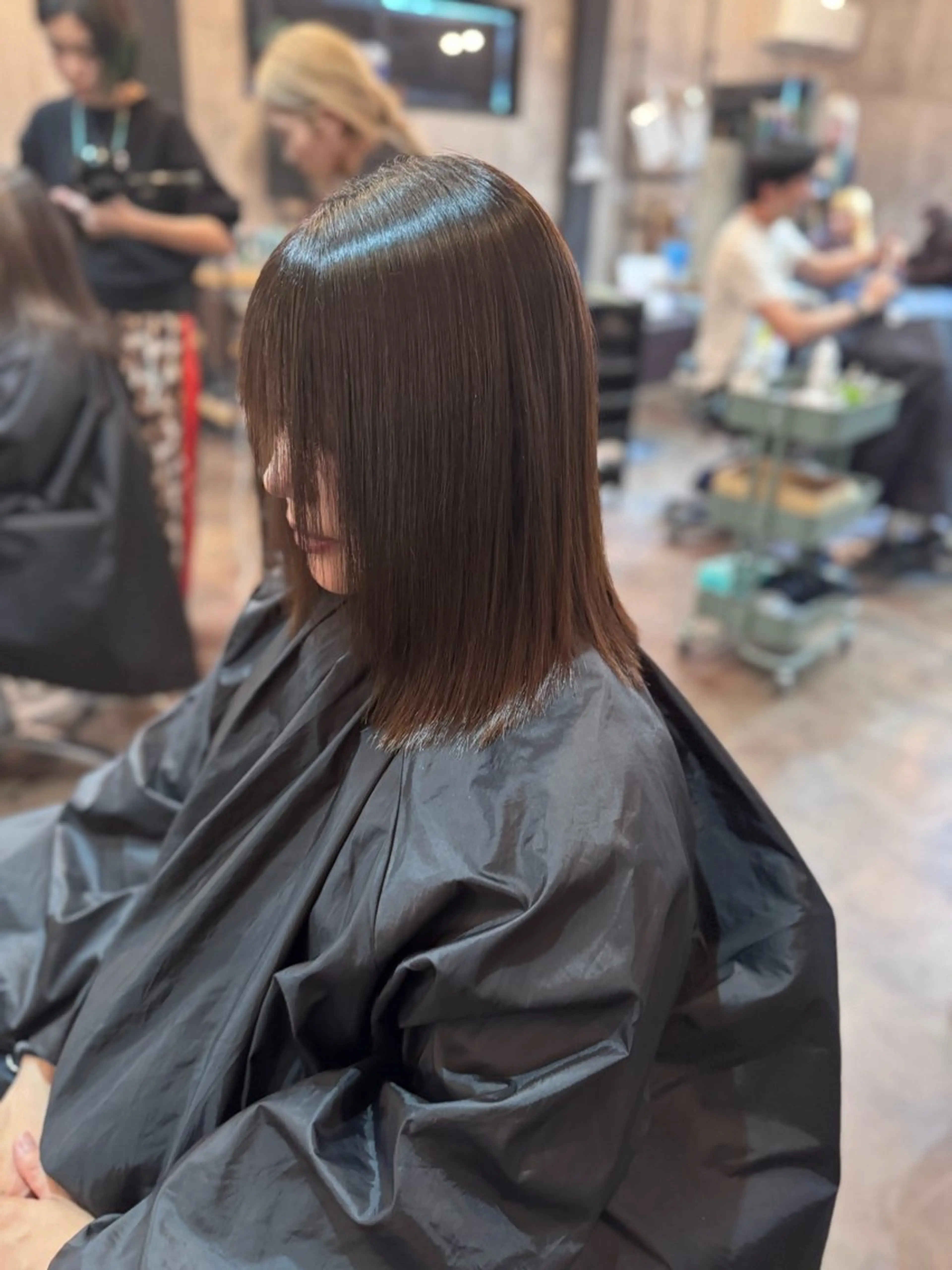 毎朝5分でまとまる触りたくなる素髪へ 🪽美髪矯正・最終受付時間・13:30の写真