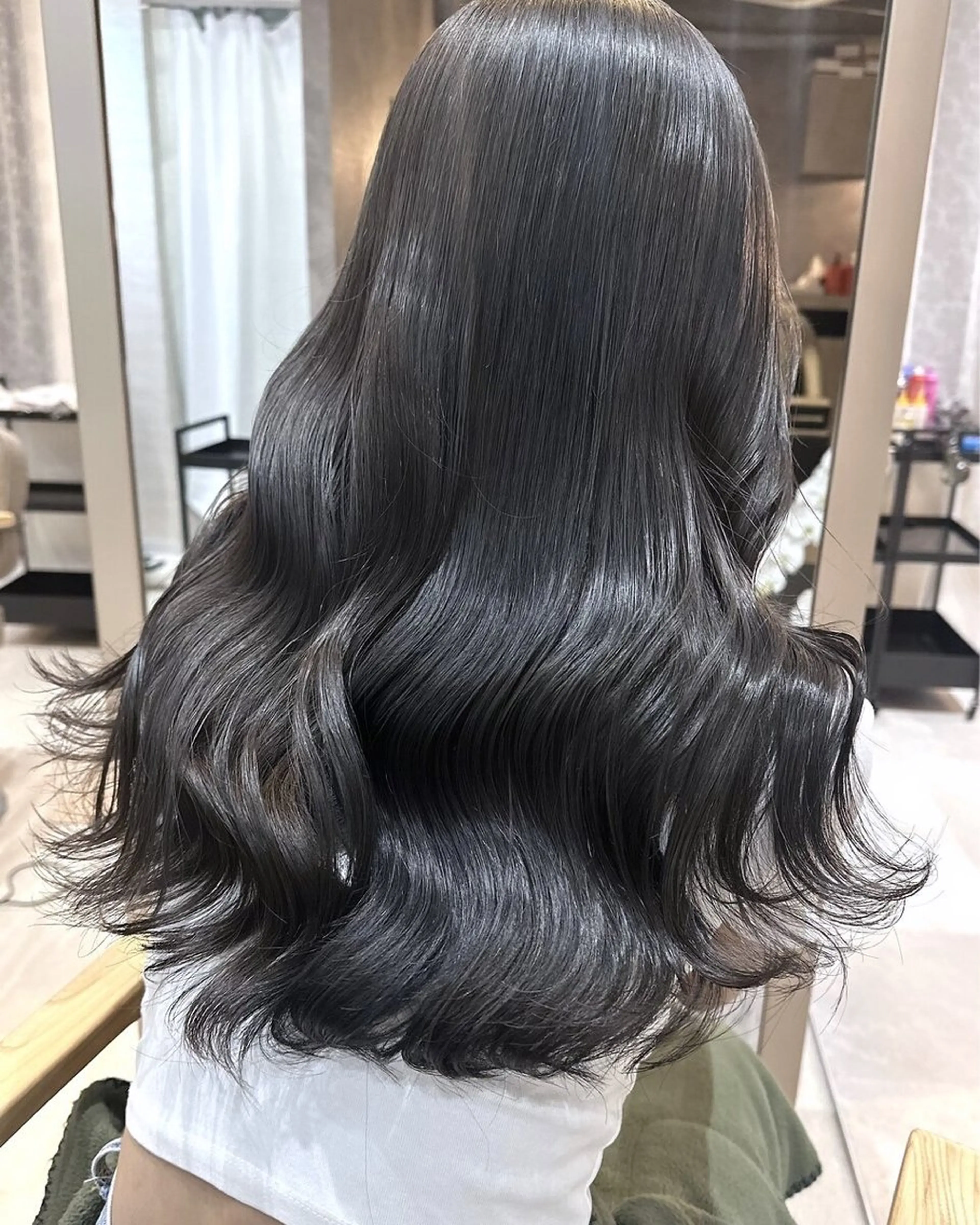 ロング カラー 🇺🇸大宮パーマ 波巻き/ツイスパのヘアスタイル