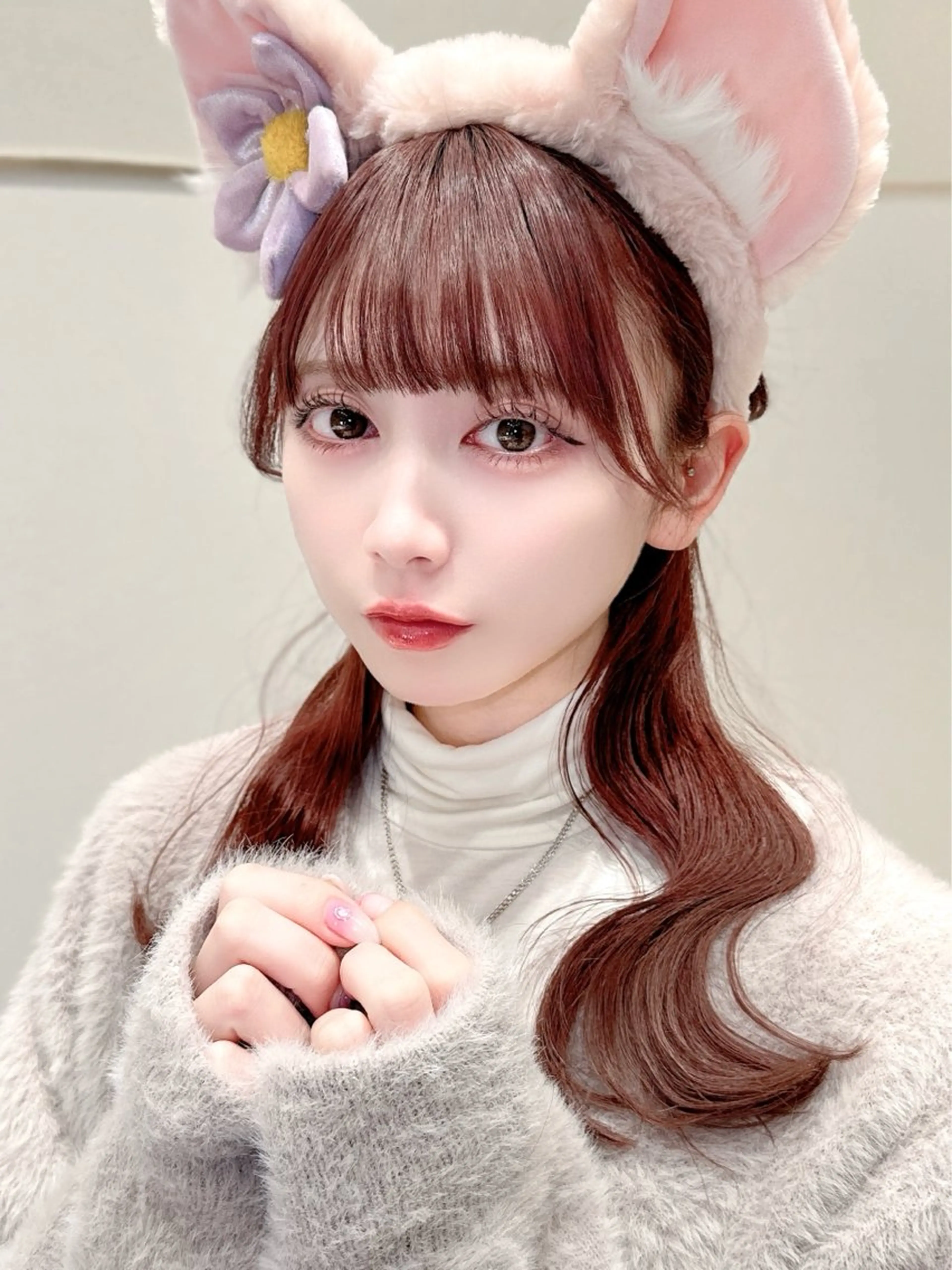 ミディアム カラー ヘアカラー トリートメント ヘッドスパ ヘアセット 韓国ヘア/レイヤー/ 顔まわり/りょーとのヘアスタイル