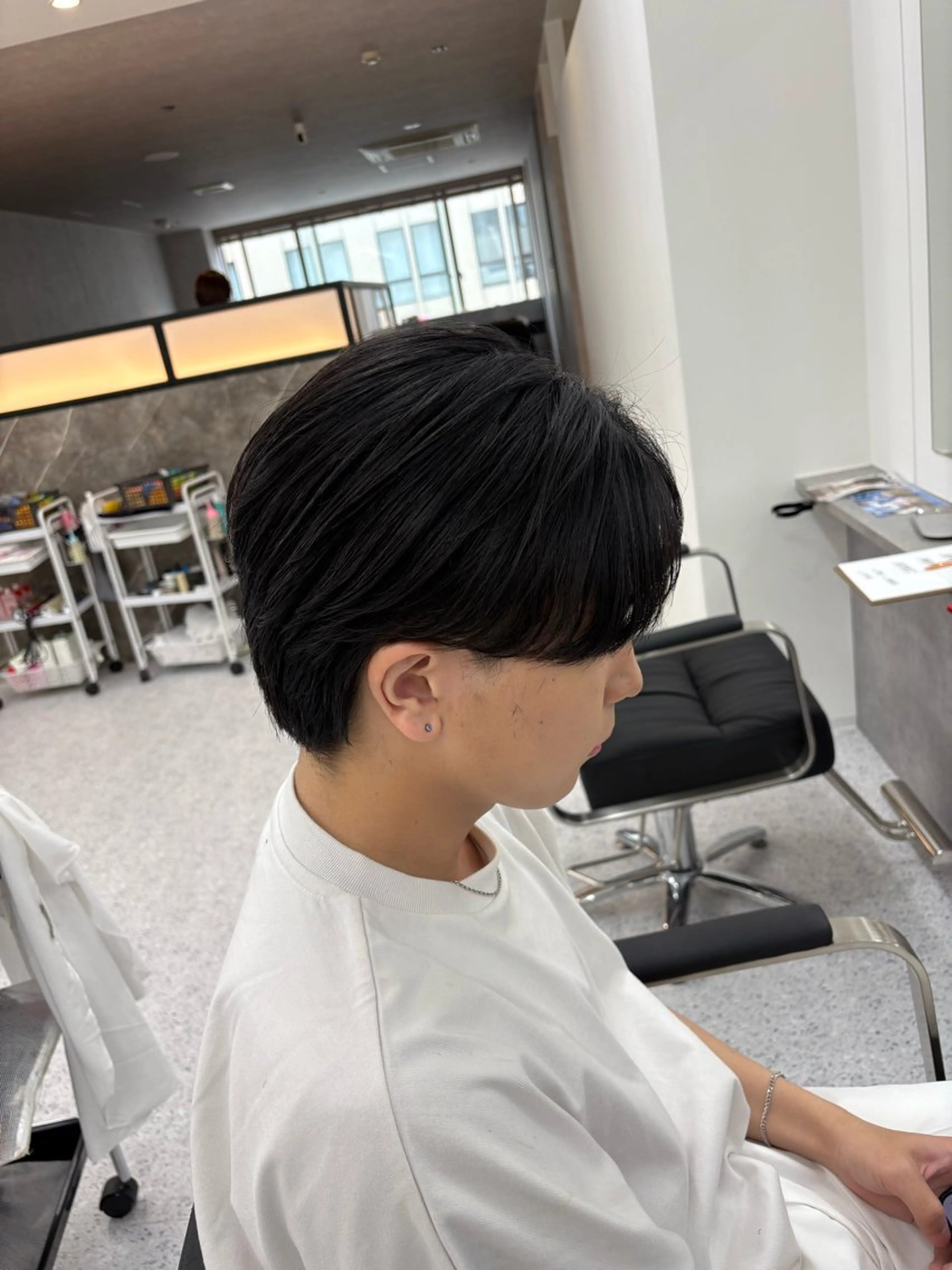 メンズ ハイトーン/ダブル カラー/akihoのヘアスタイル