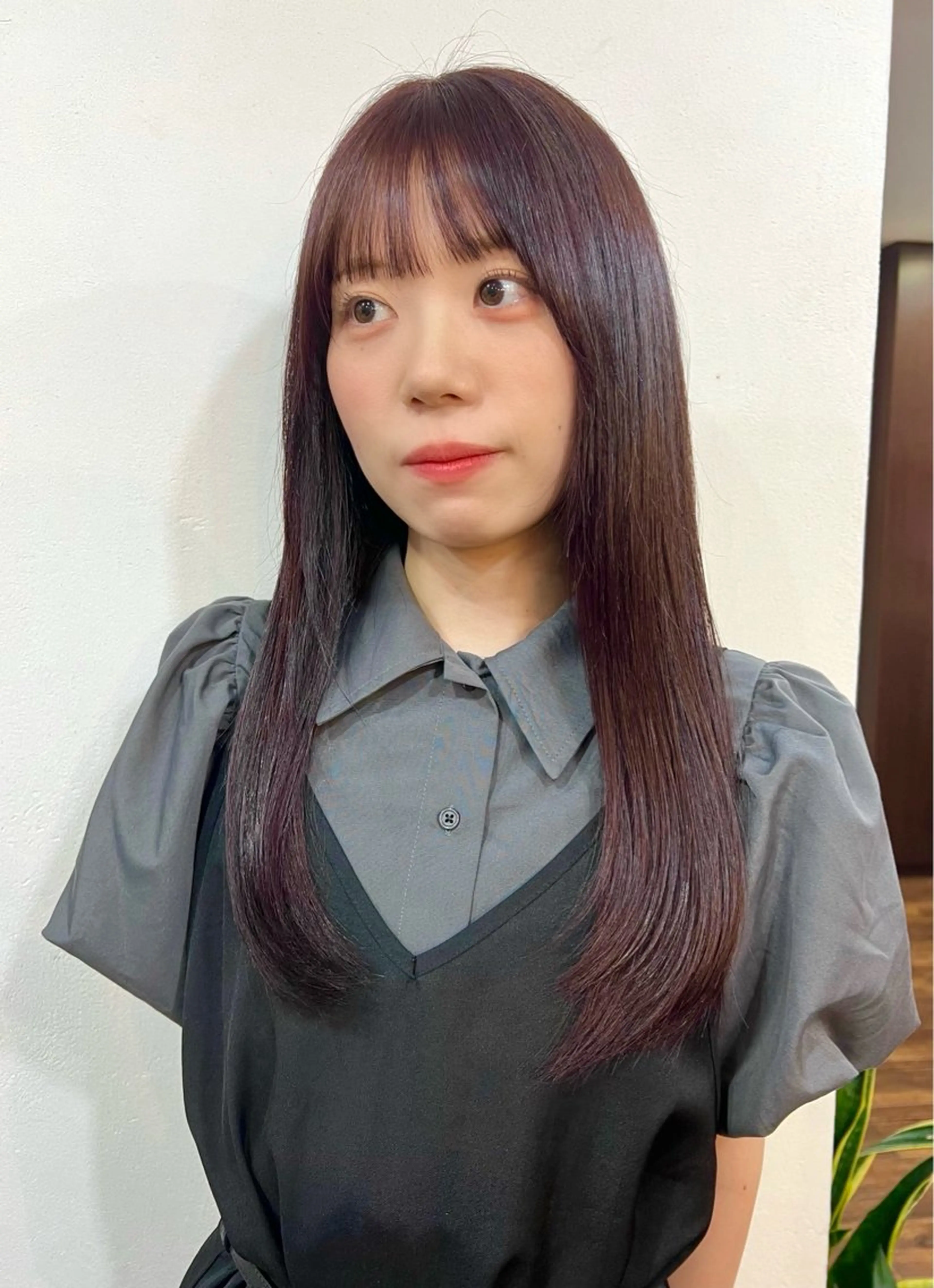 ロング ヘアカラー 韓国ヘア 🎀華澄のヘアスタイル
