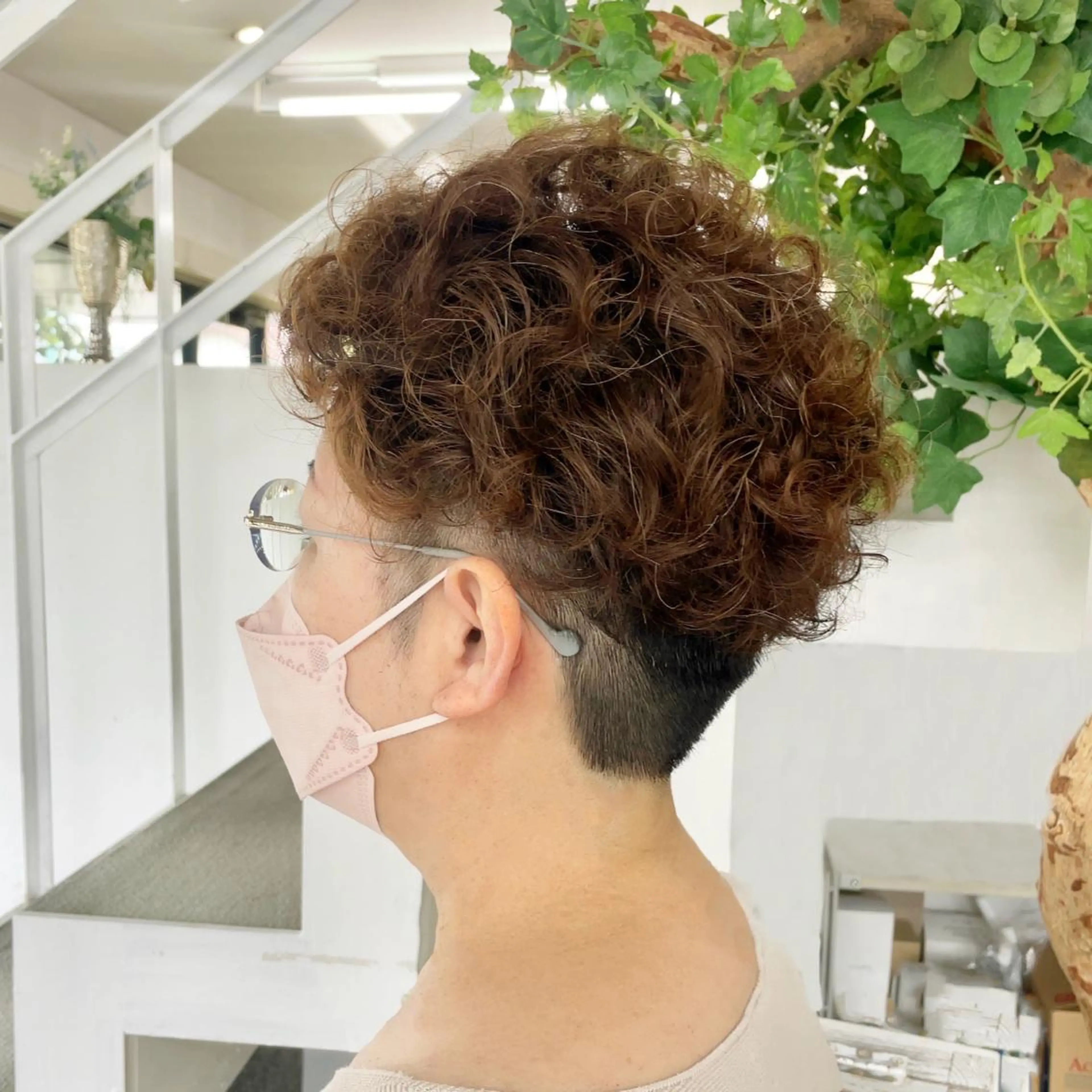 ショート パーマ カット パーマ 山田 里美のヘアスタイル