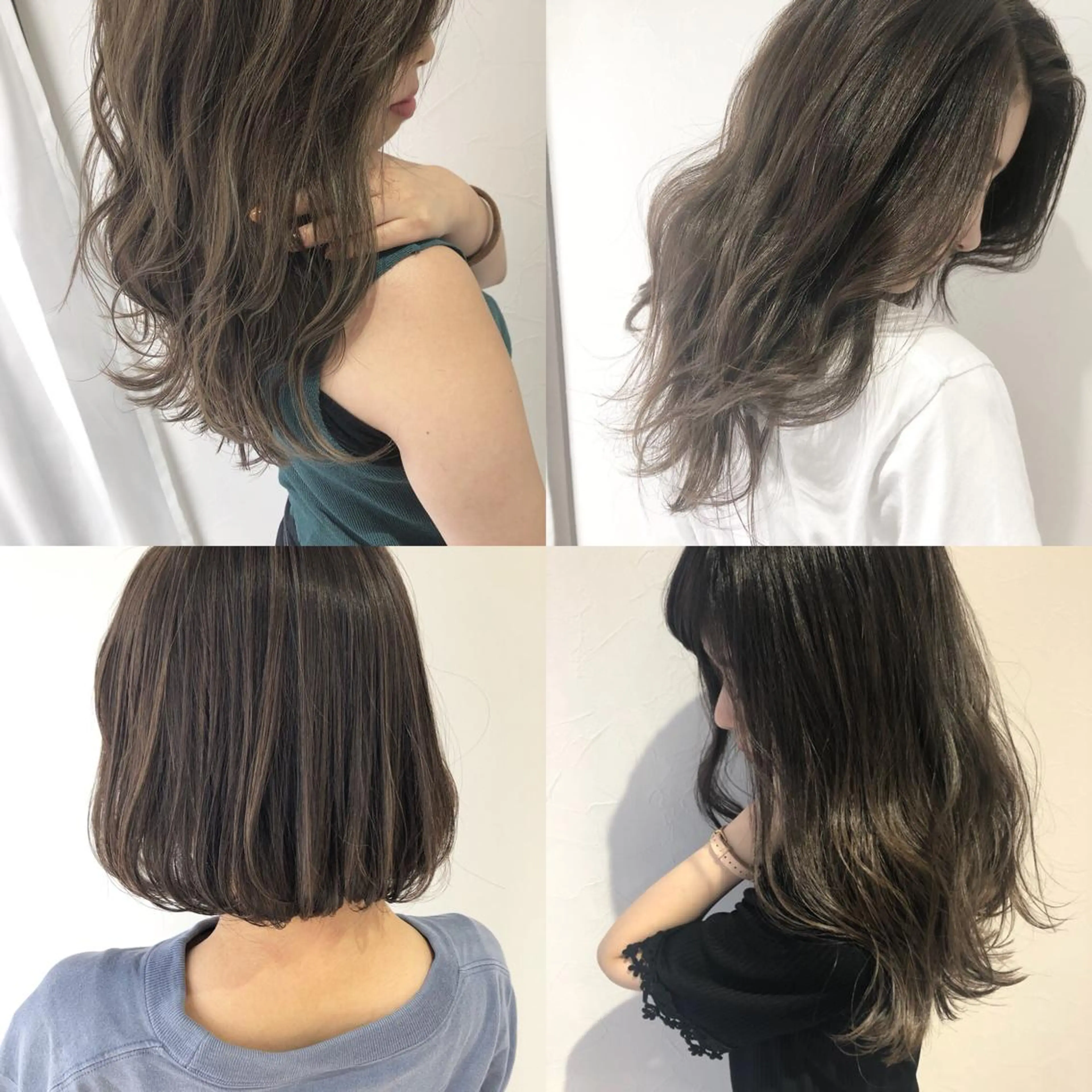 カラー ハイライトカラー イルミナカラー 夜23時まで予約🉑 reverieあきらのヘアスタイル