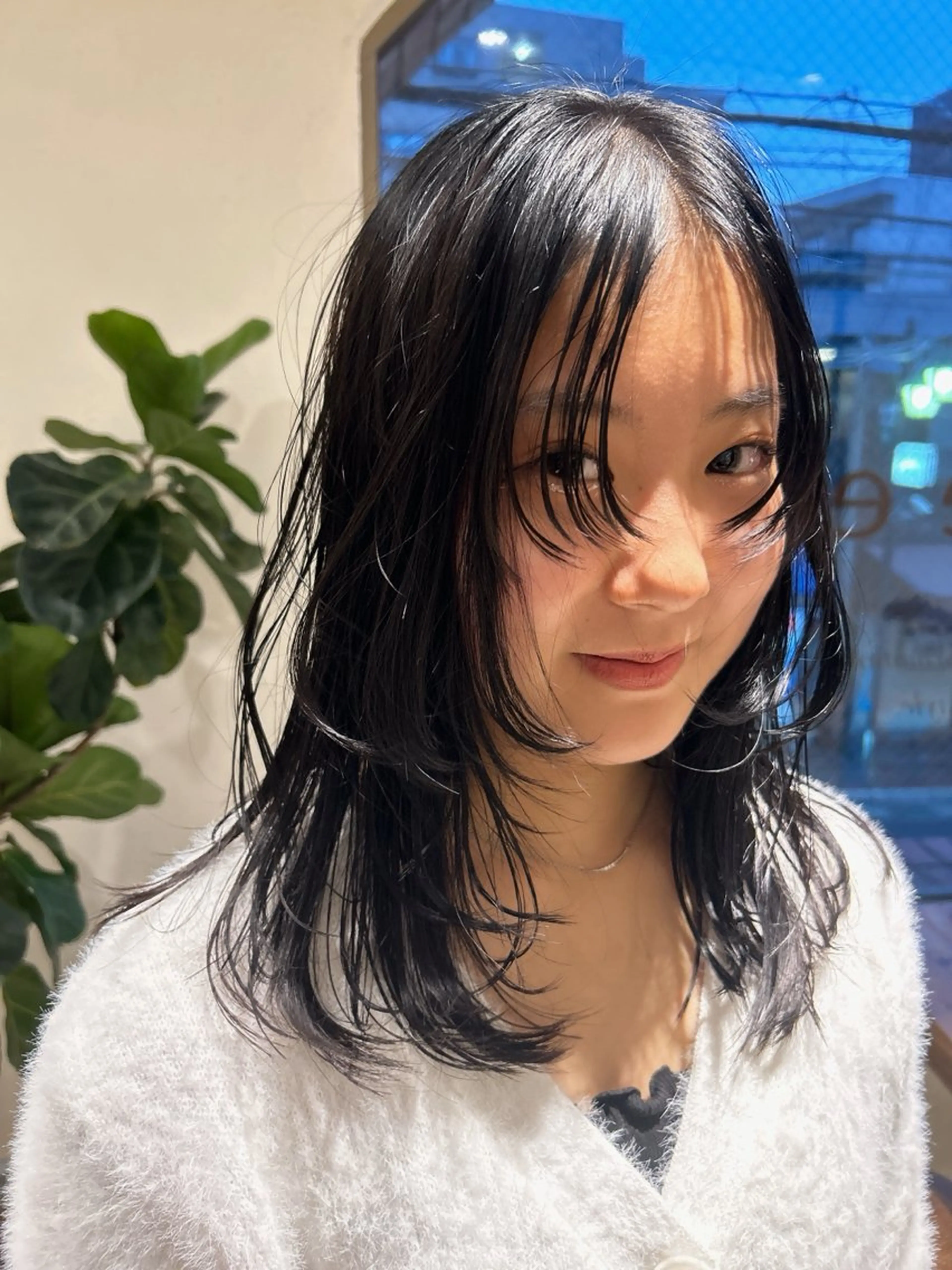 ロング カラー 顔周りカット レイヤーカット カラーリスト IKUHOのヘアスタイル