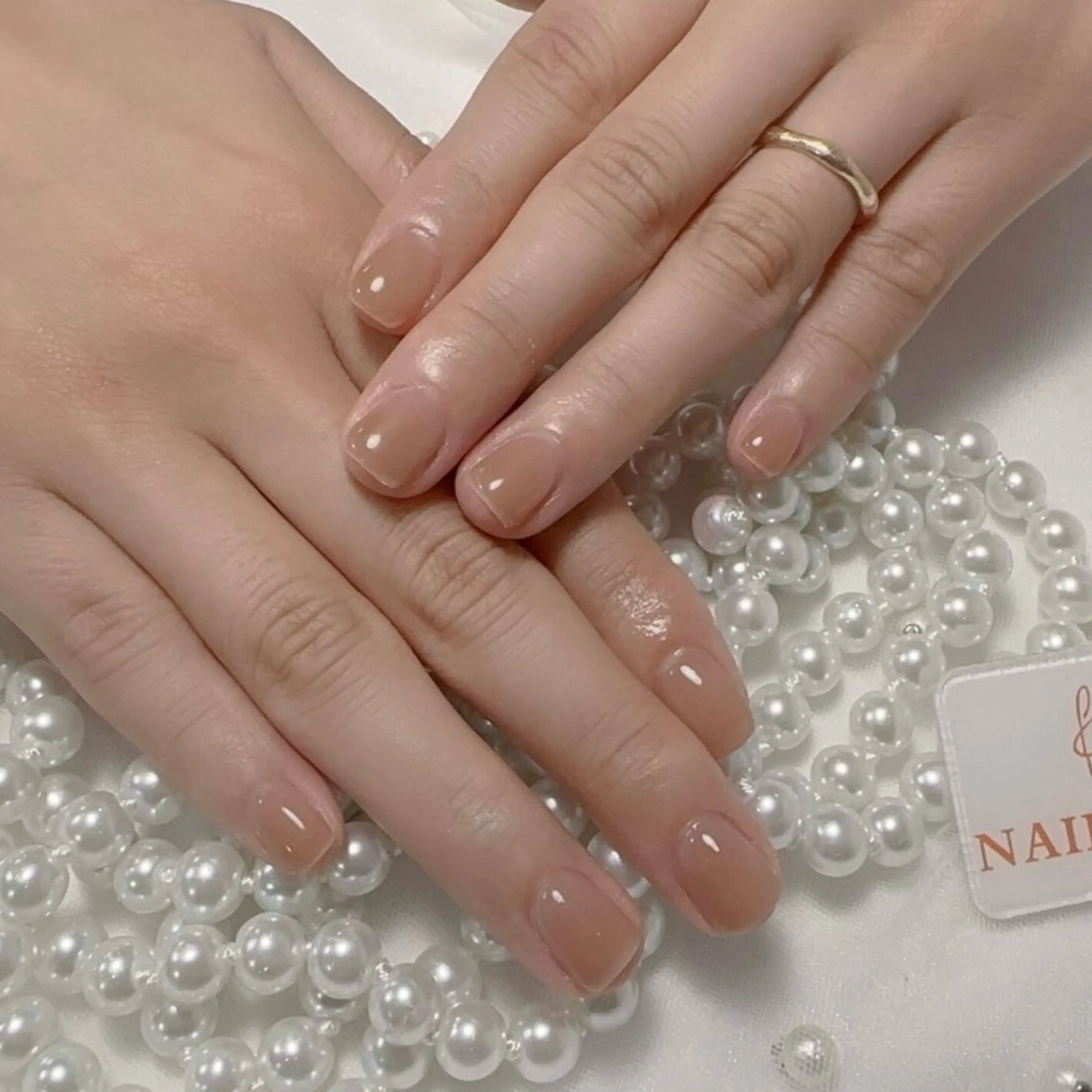 ネイル アートネイル フレンチネイル ジェルネイル グラデーション 韓国ネイル ハンドネイル ハンドケア さくら💮💮 【オフ無料】のネイルデザイン