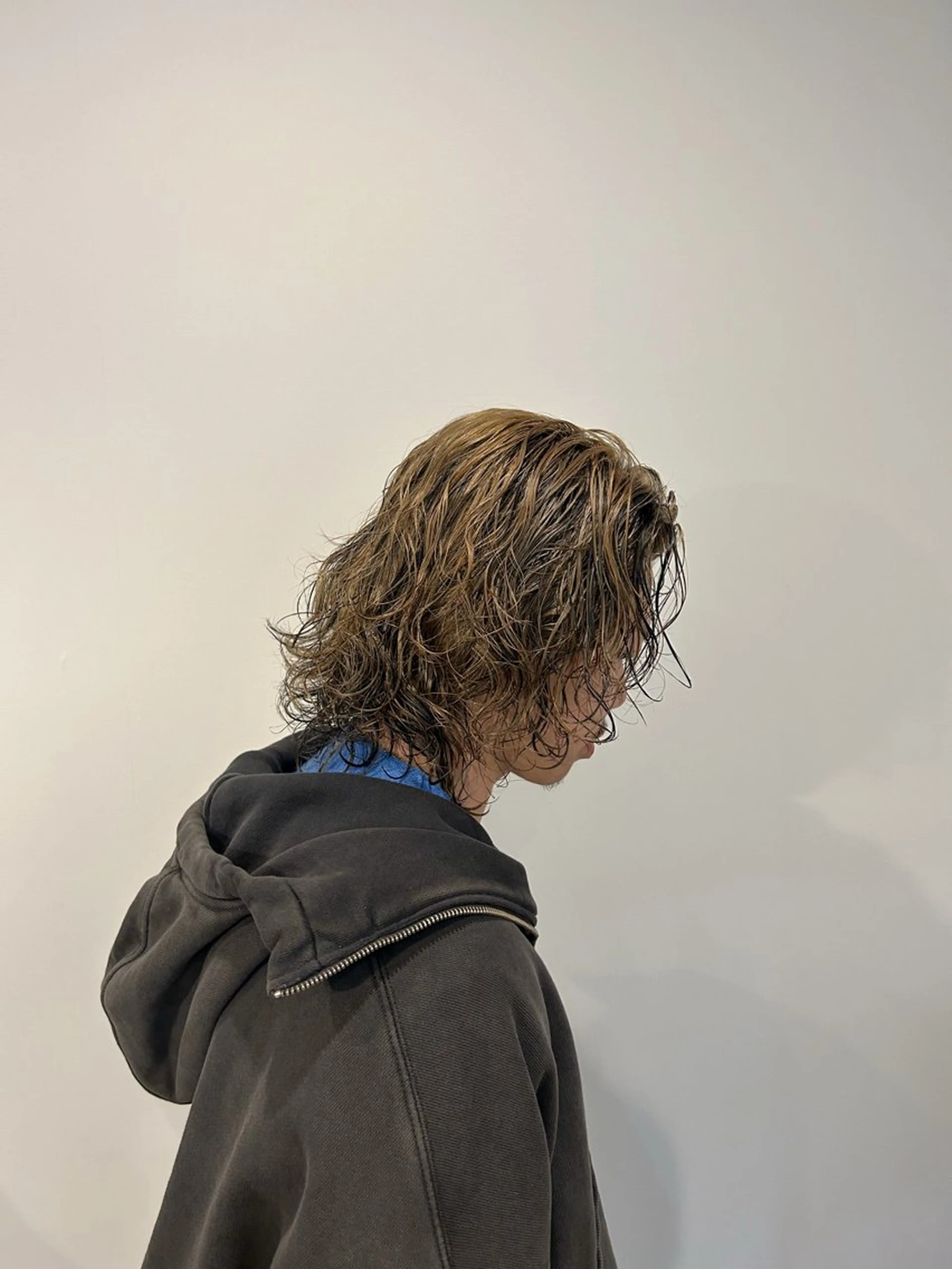 ミディアム カラー ヘアカラー 川端 明莉のヘアスタイル