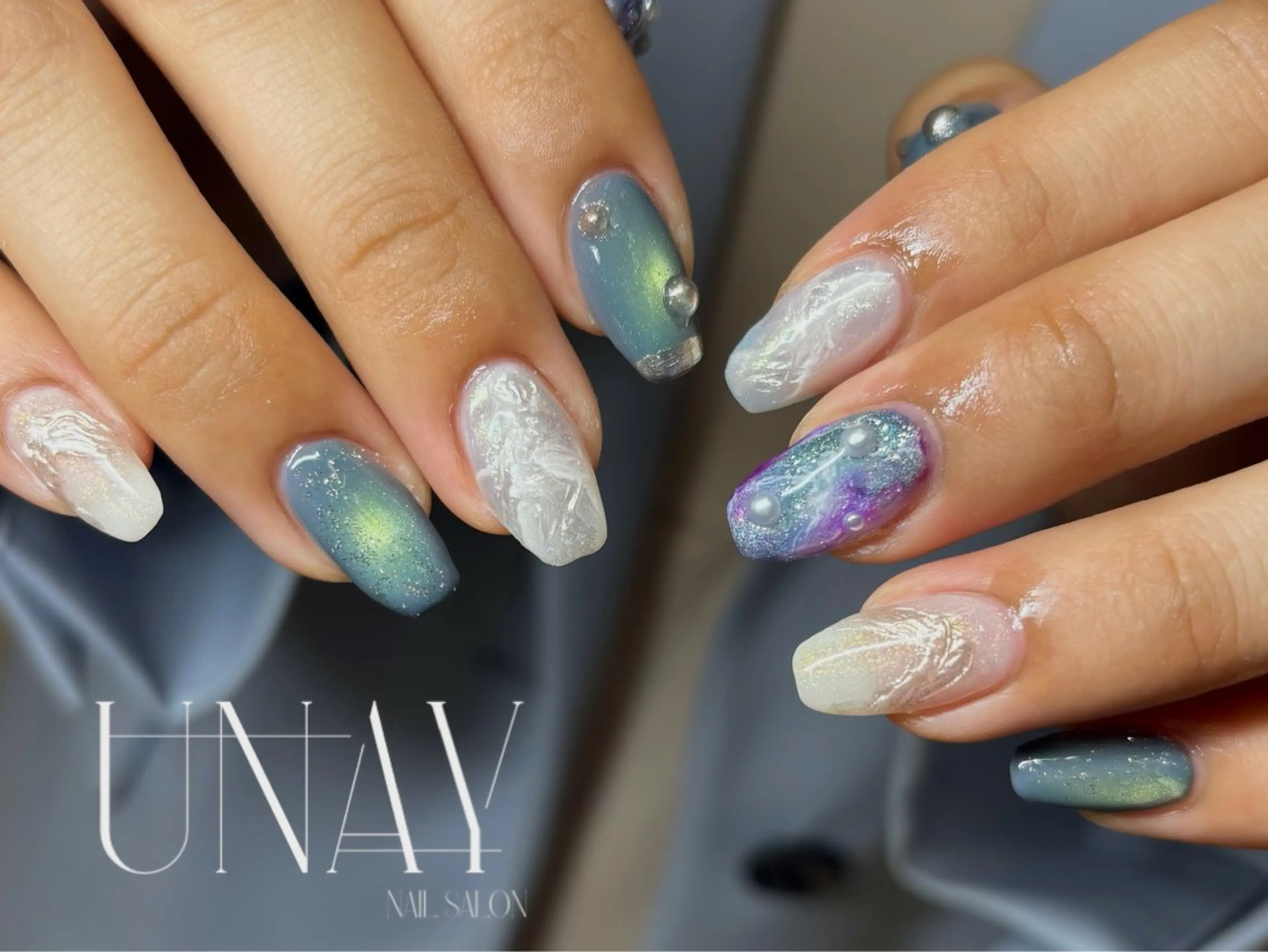 ミディアム ハンドネイル nailsalon -unay-所属・nailsalon unayのネイルデザイン