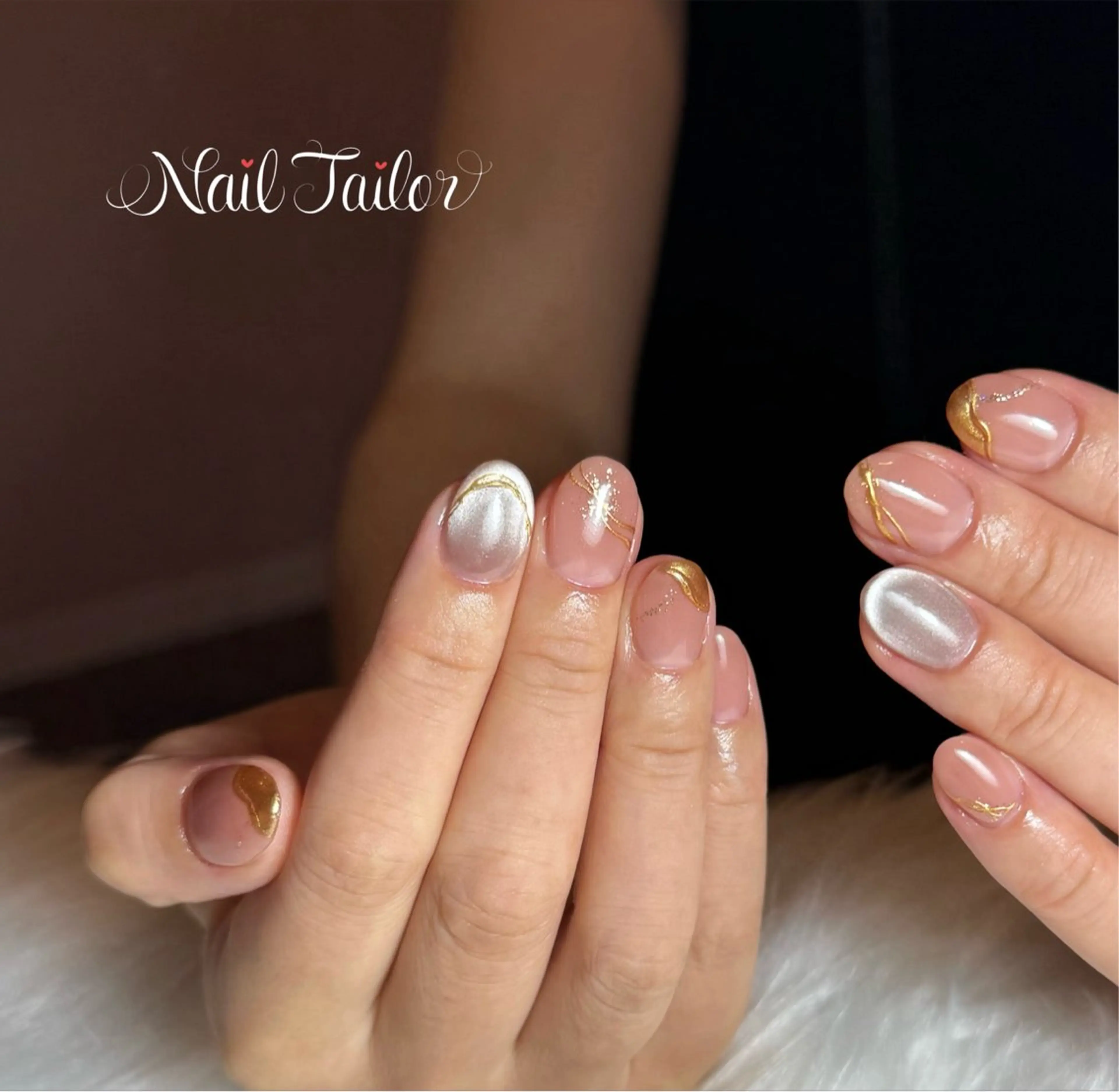 ネイル ジェルネイル マグネットネイル ミラーネイル オフィスネイル ワンカラーネイル ハンドネイル NailTailor ネイルテイラーのネイルデザイン