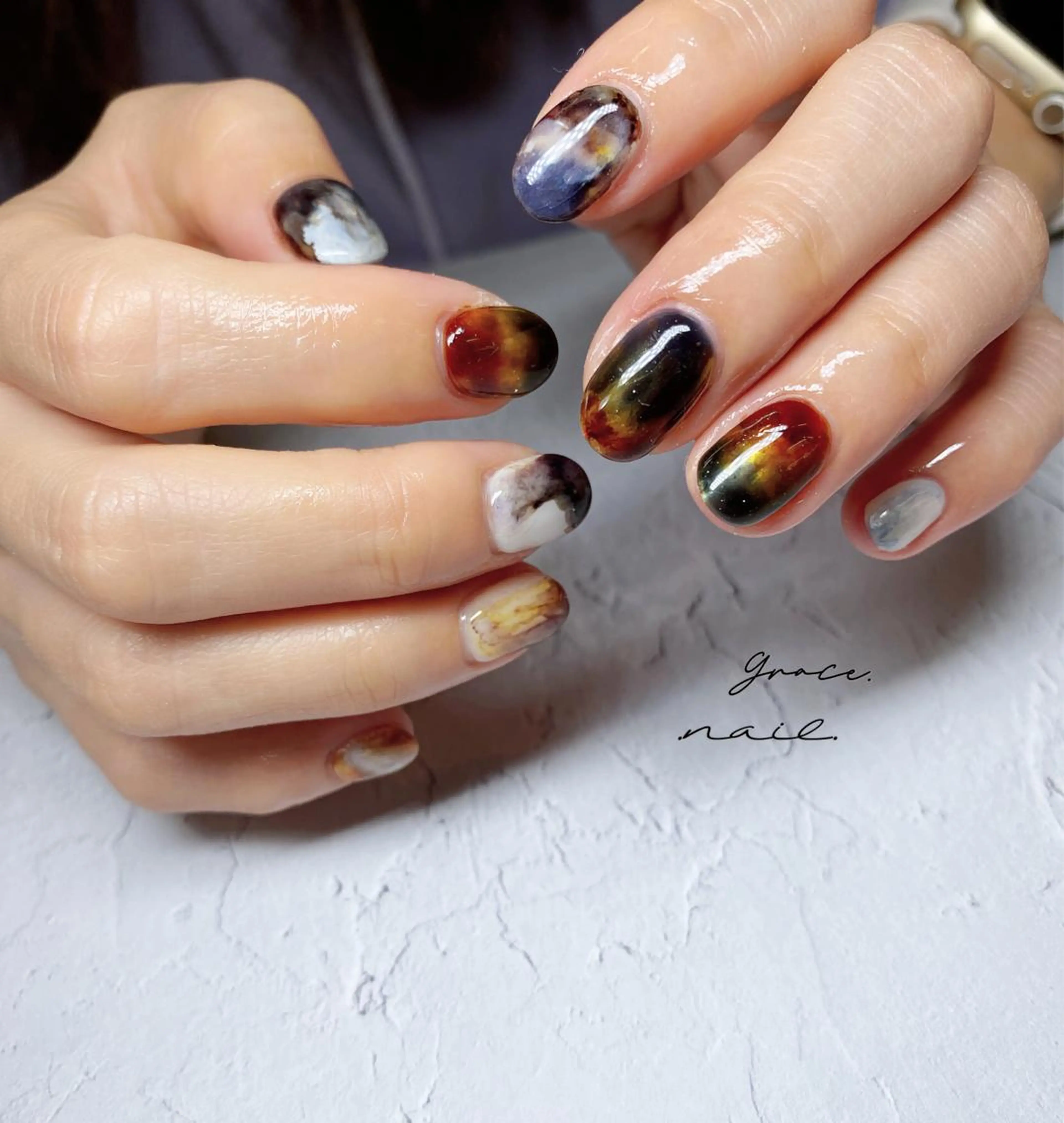 ネイル ハンドネイル ☆*｡Grace Nail｡*☆のネイルデザイン