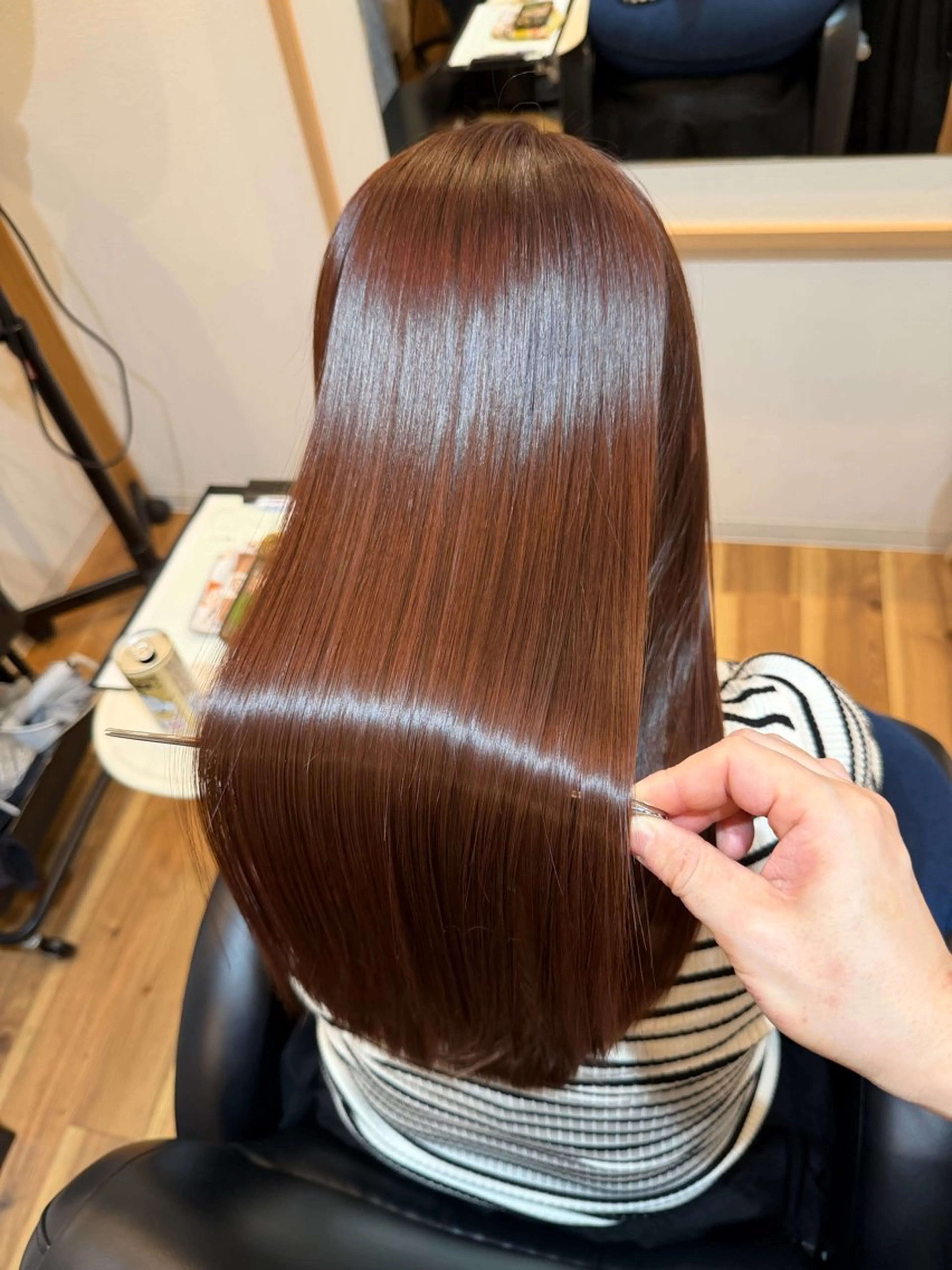 ロング カラー 髪質改善 【モデル募集中】 髪質改善専門店リアンのヘアスタイル