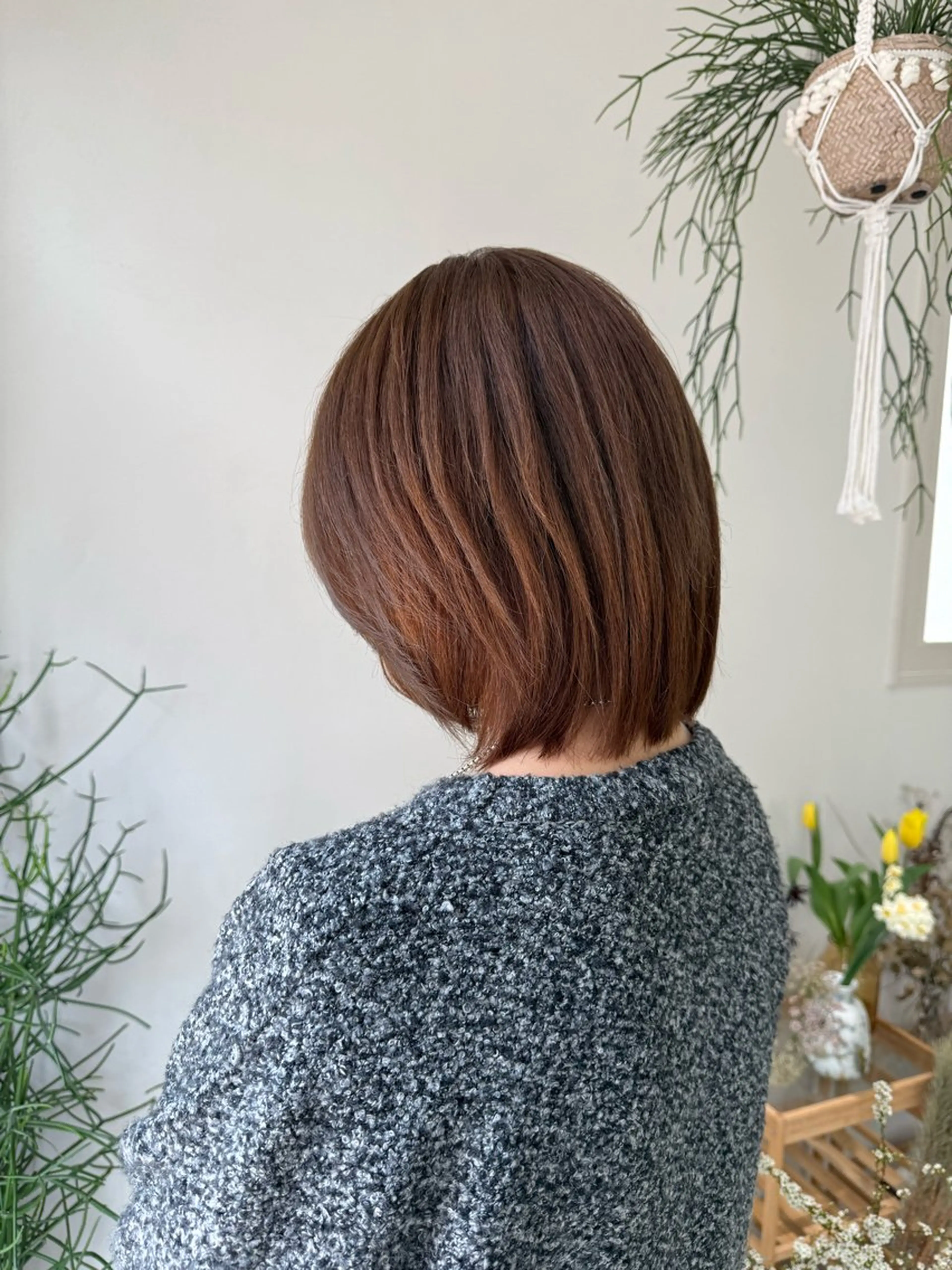 セミロング カラー 🌷花屋併設サロン 荘司まゆり🌷のヘアスタイル