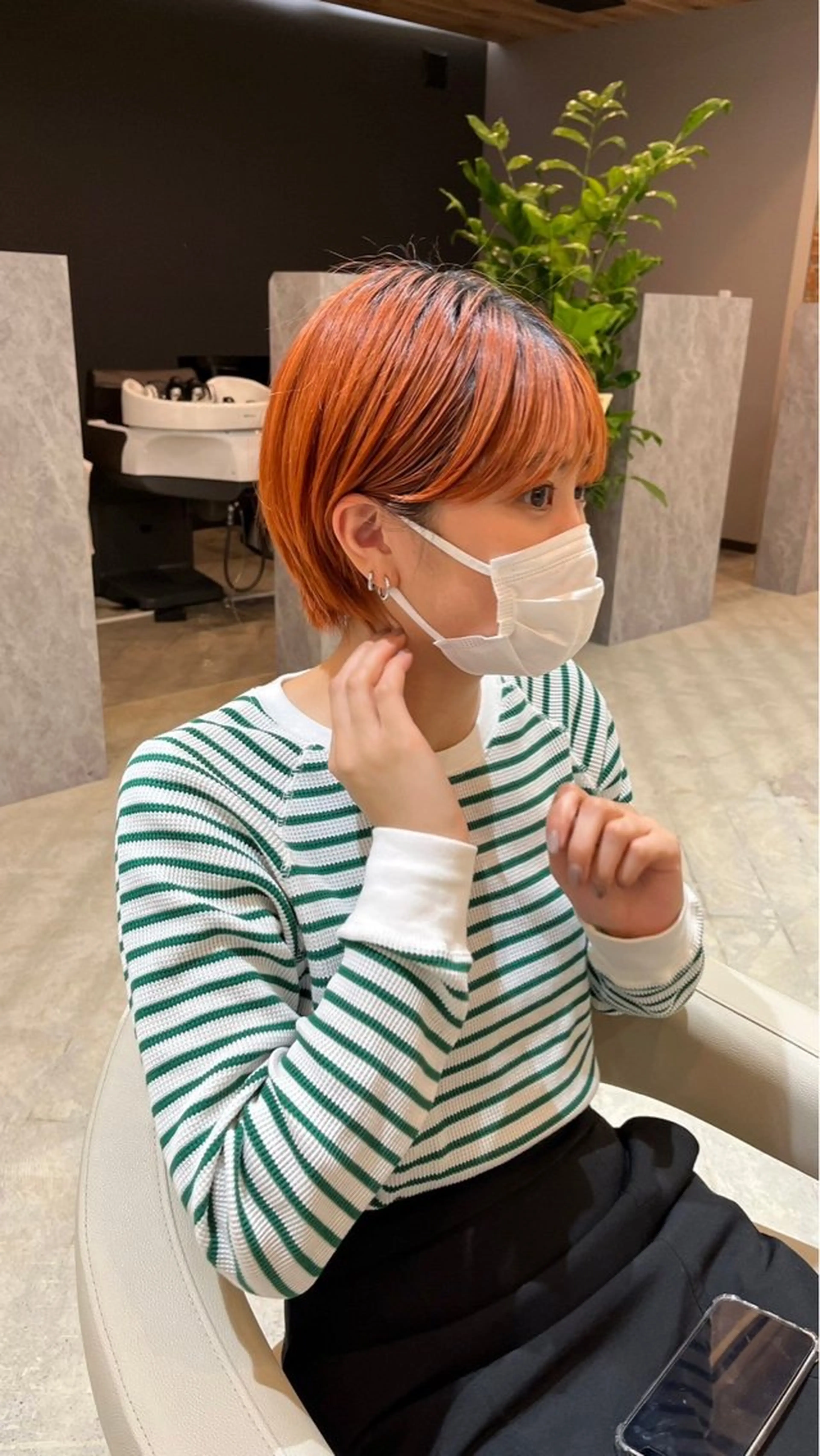 ショート 金山 美祐のヘアスタイル