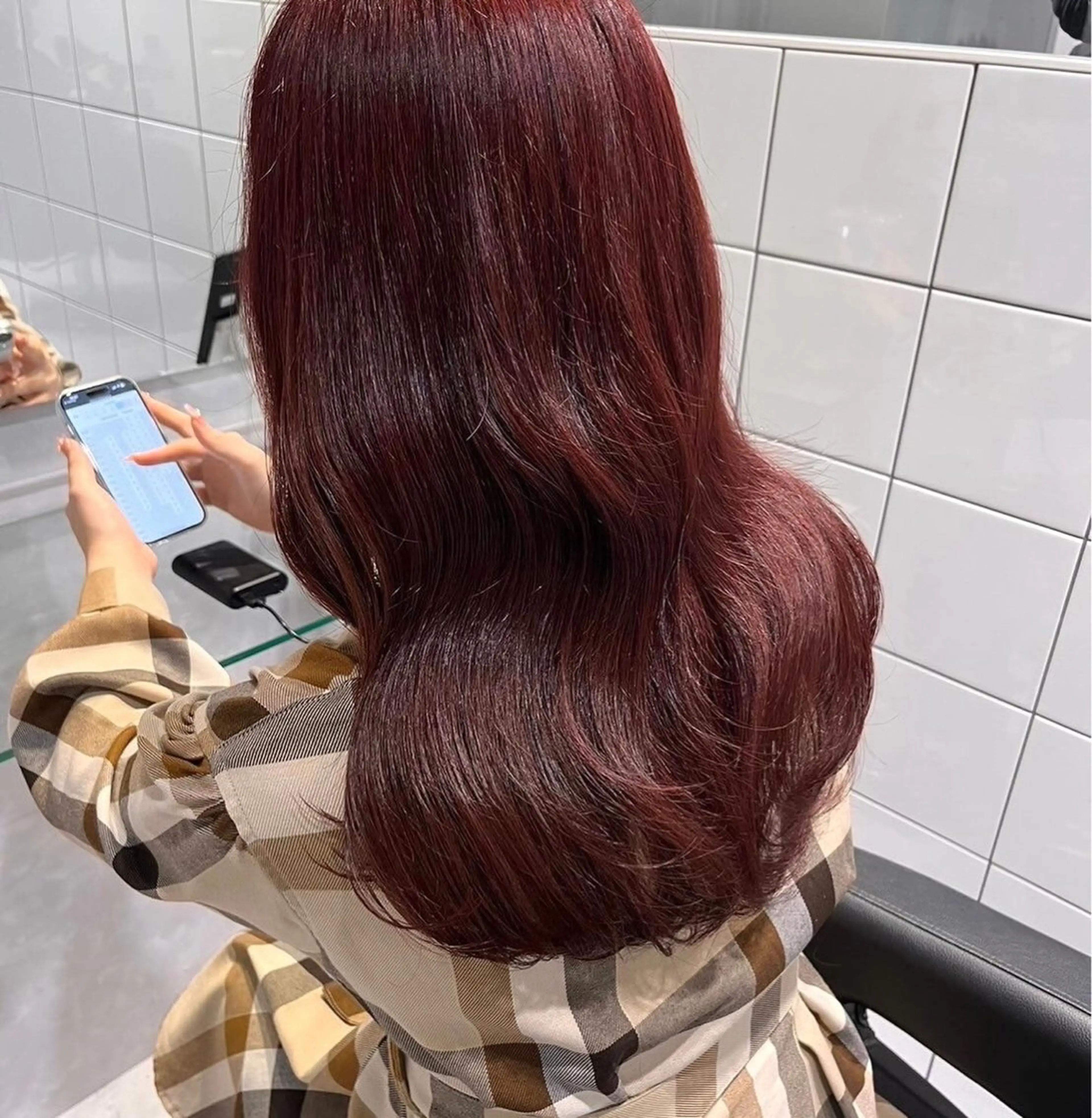 ロング カラー みう/仙台/暖色/ 艶髪/顔周りカット/のヘアスタイル