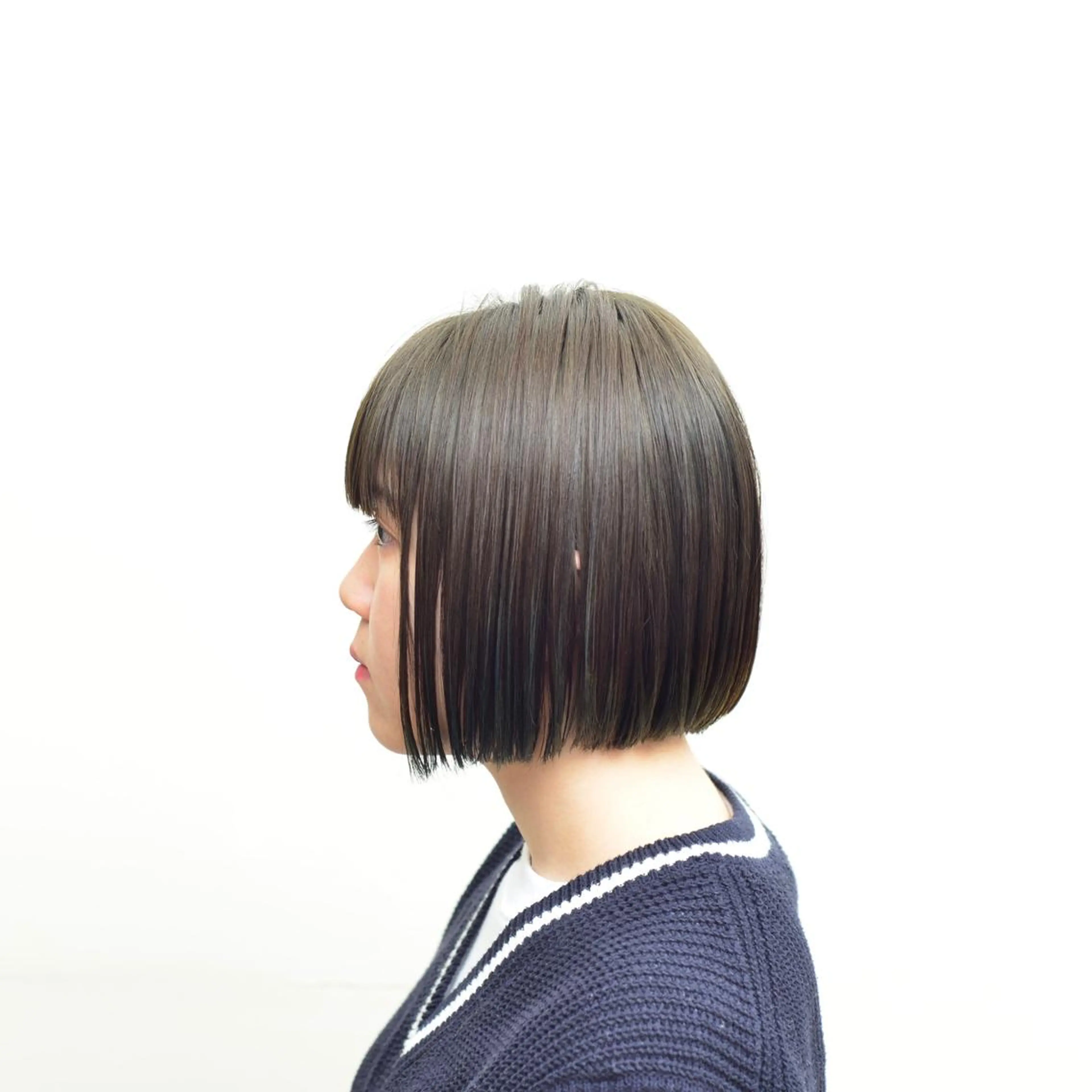 ショート 切りっぱなしボブ ボブ NOON    hair make+happy time所属・🌟NOON🌟 野崎謙吾のヘアスタイル