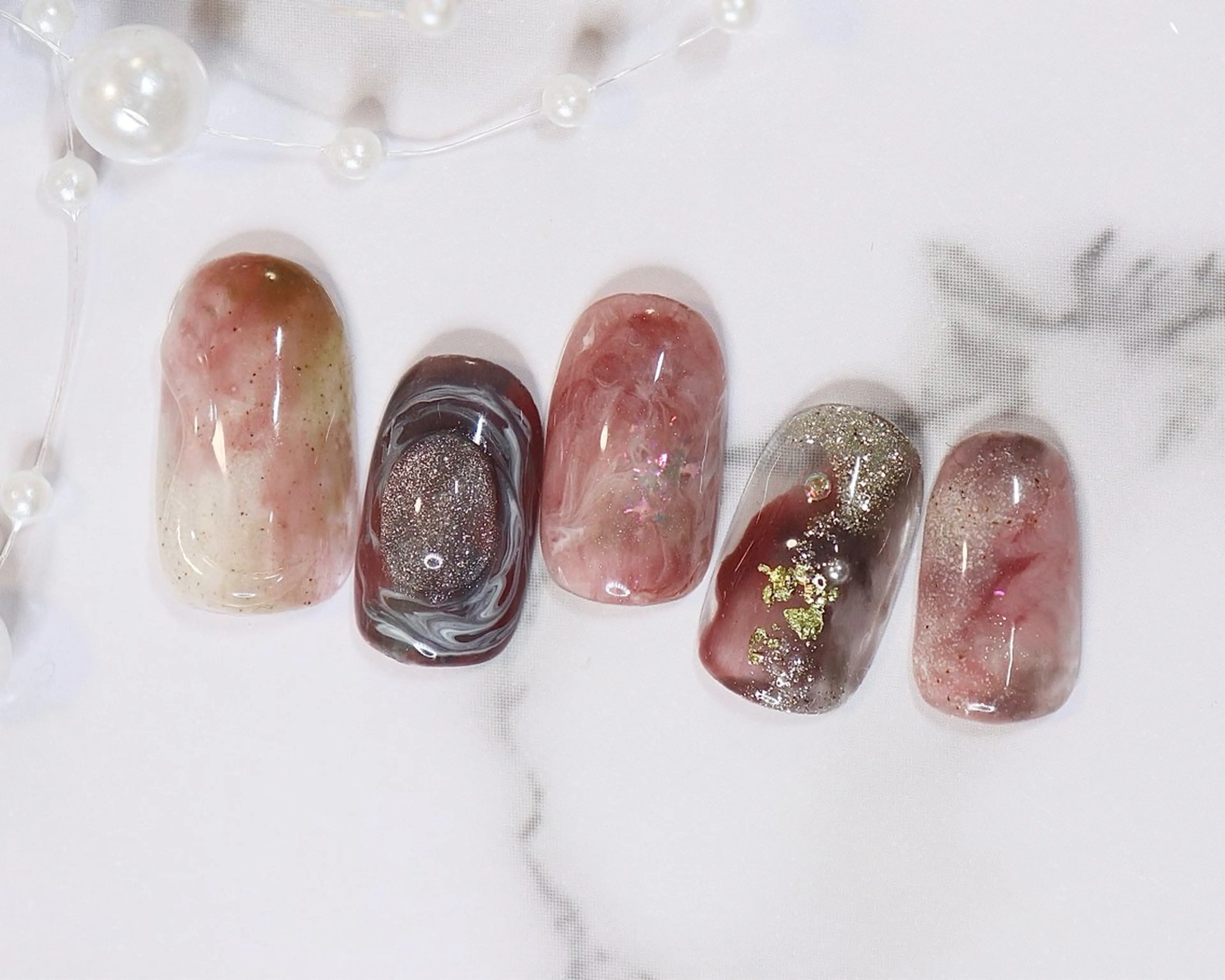 ネイル ジェルネイル ニュアンスネイル 河内長野/三日市町駅 ネイリスト　りかのネイルデザイン