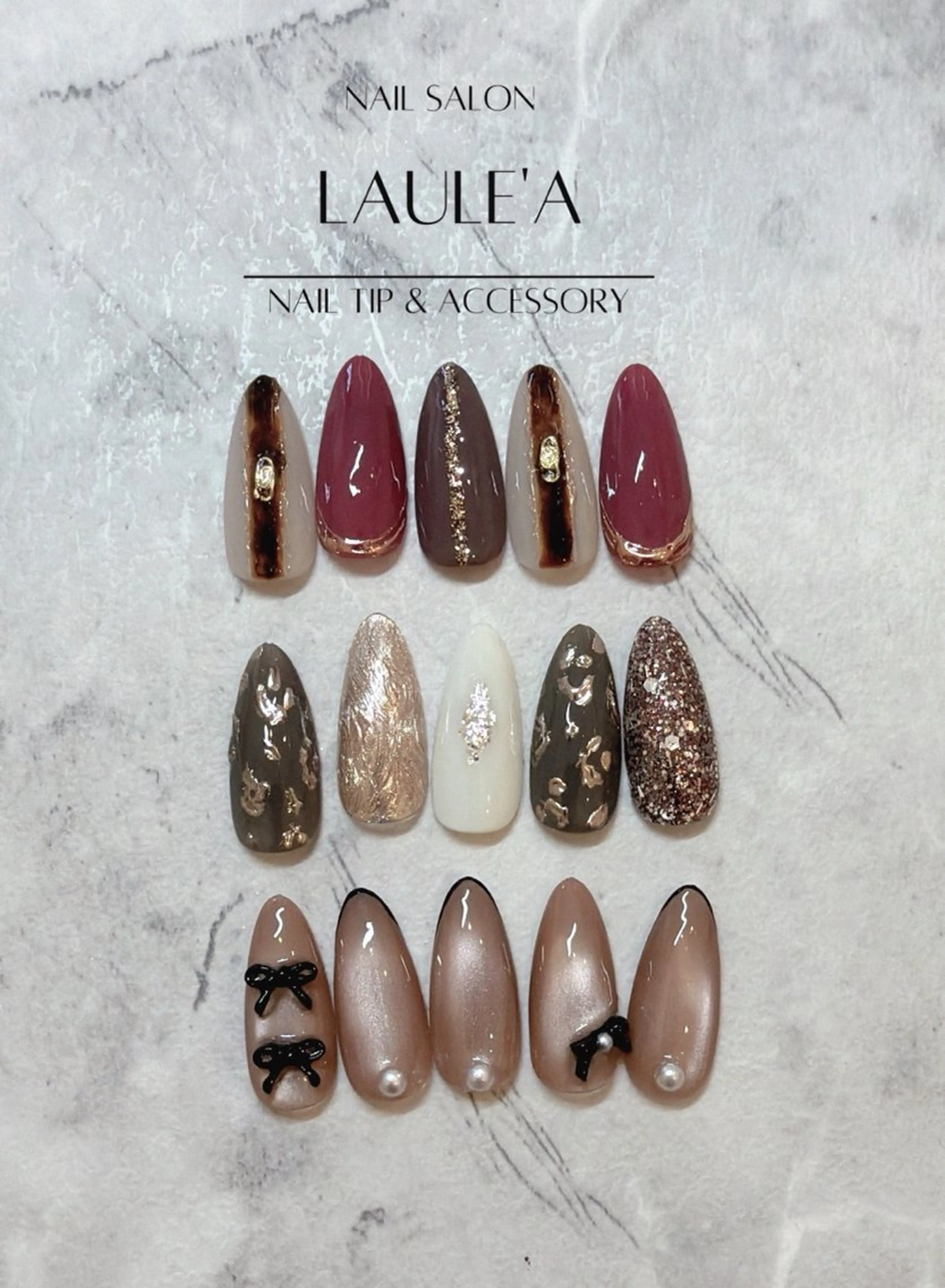 ネイル ハンドネイル nailsalon Laule'aのネイルデザイン