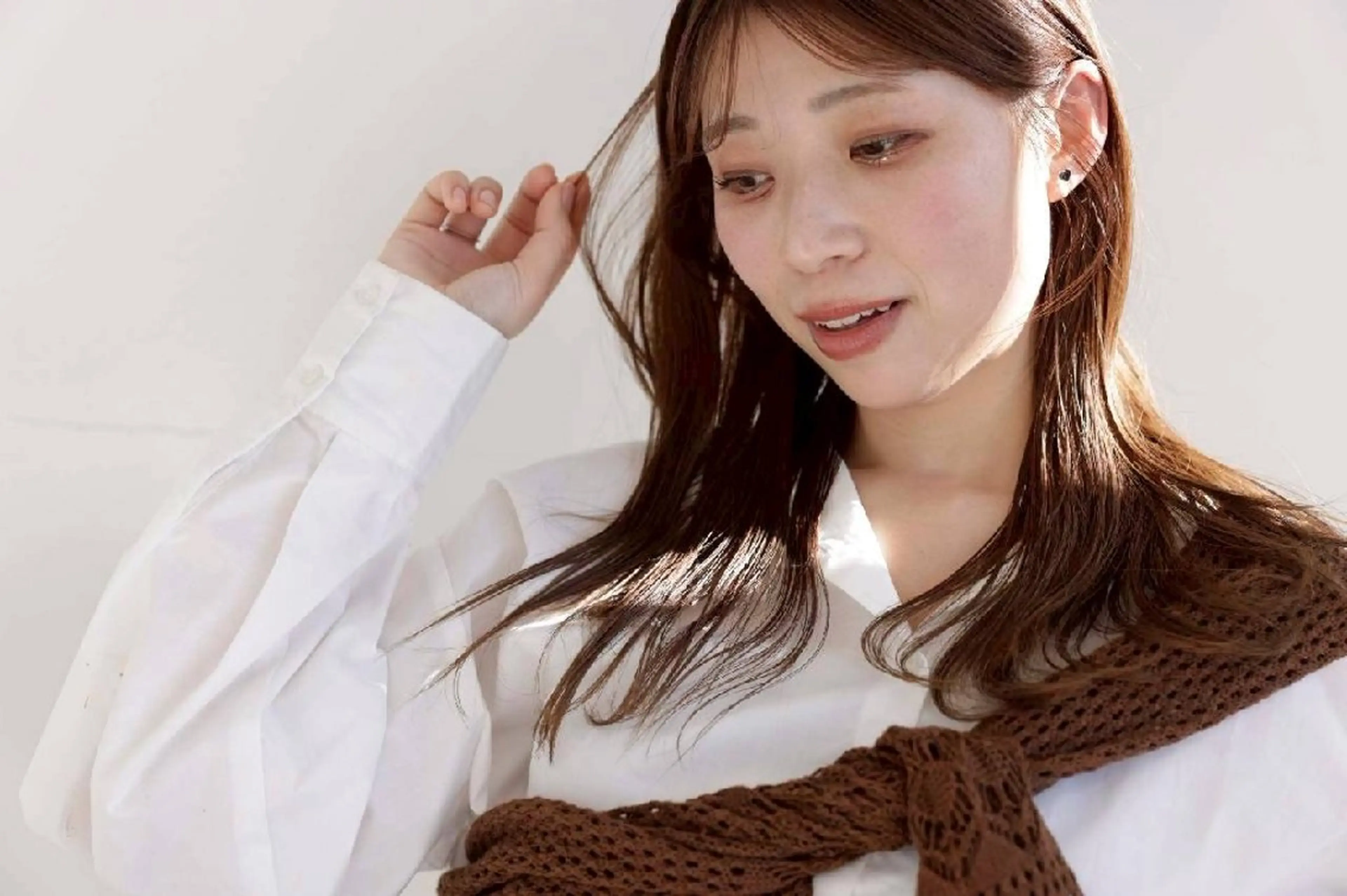 カラー 束感まつぱ🥑🤍 NATUKI🤍のヘアスタイル