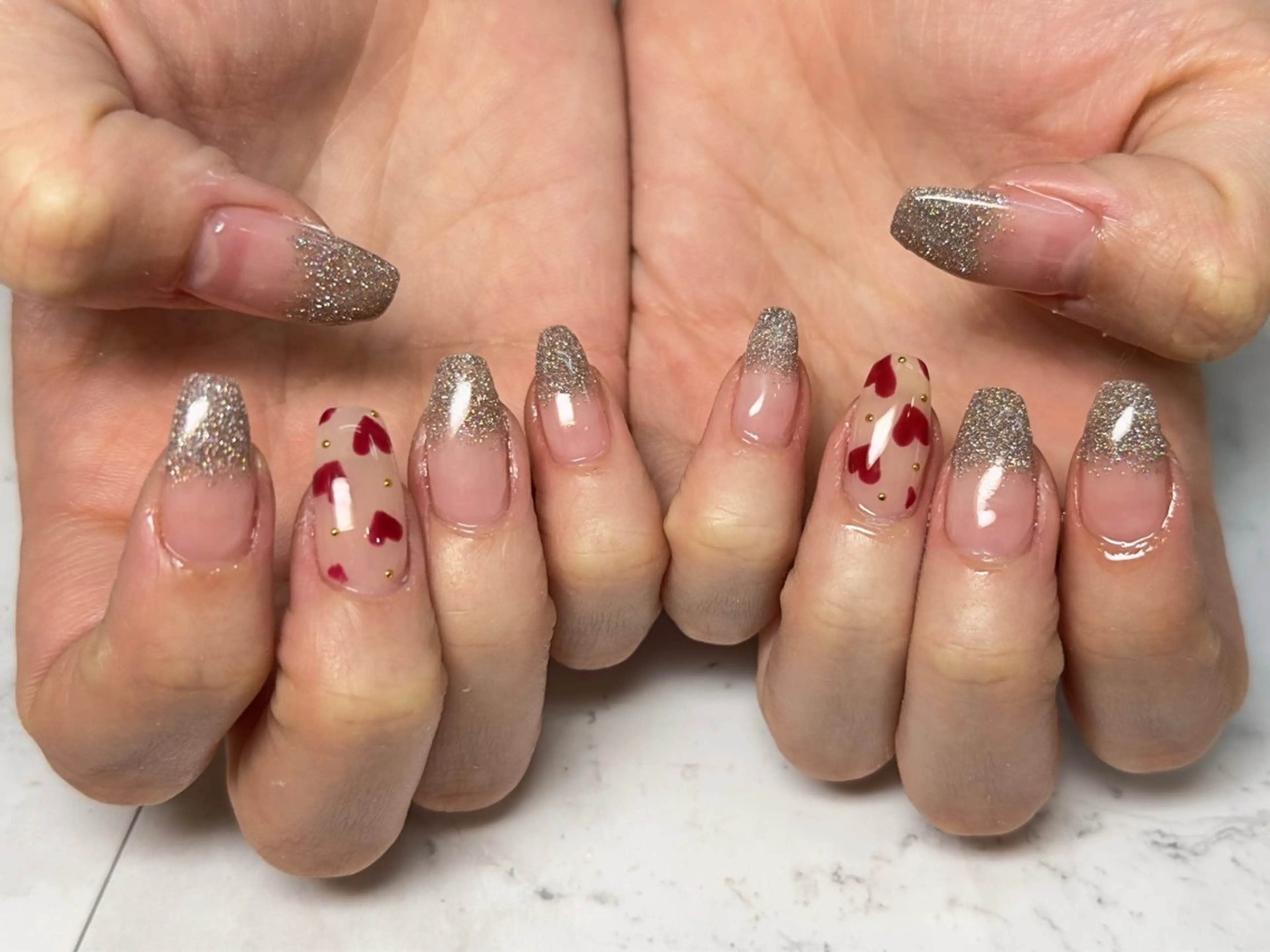 ネイル ハンドネイル Queennail 北堀江AYAのネイルデザイン