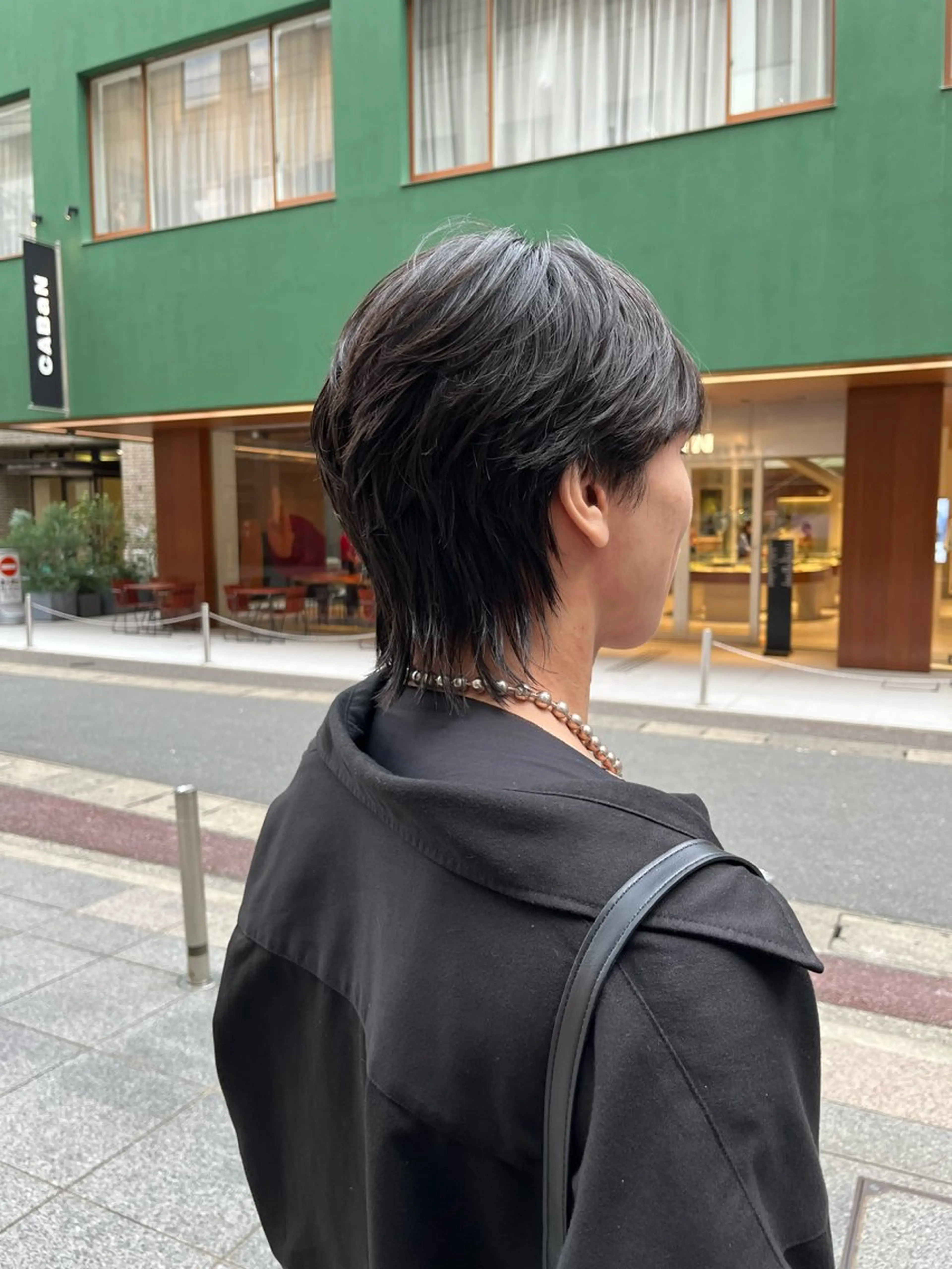 ミディアム メンズ メンズウルフカット レイヤーカット 小顔カット ウルフカット カット ヘッドスパ 拓斗/天神/ メンズカット👑のヘアスタイル