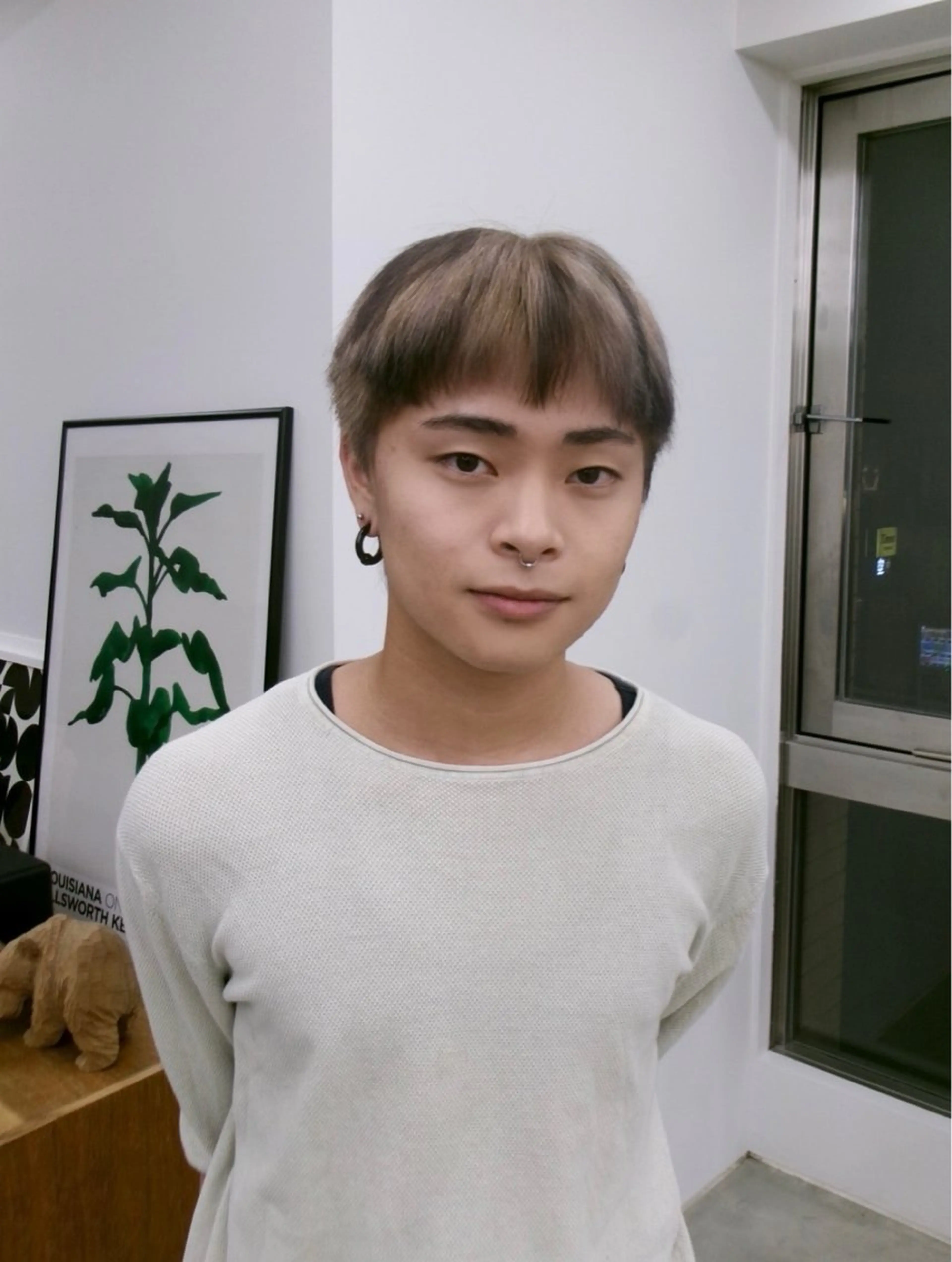 カラー メンズ ヘアカラー 【sica】 チナのヘアスタイル