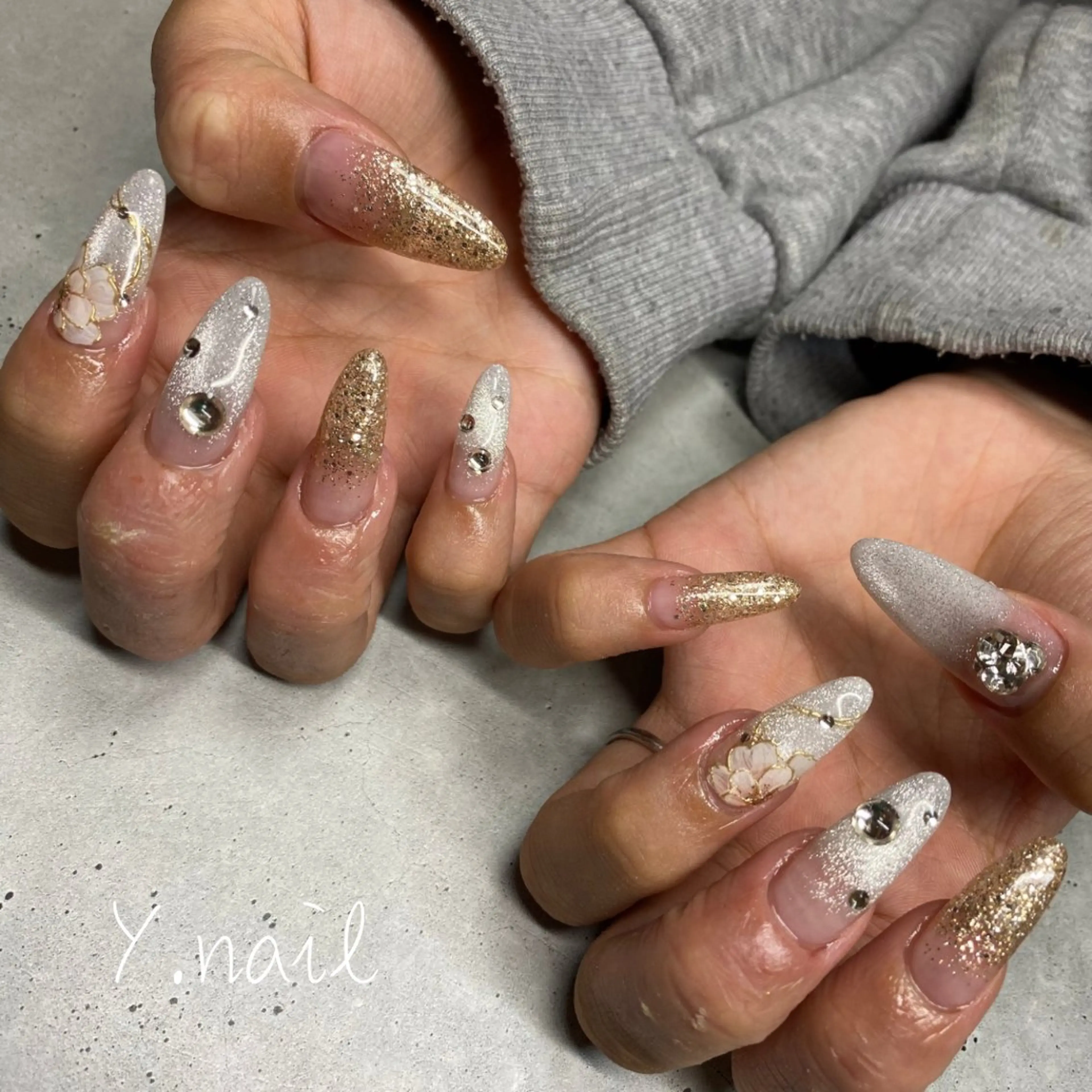 ネイル アートネイル 成人式 Y. nailのネイルデザイン