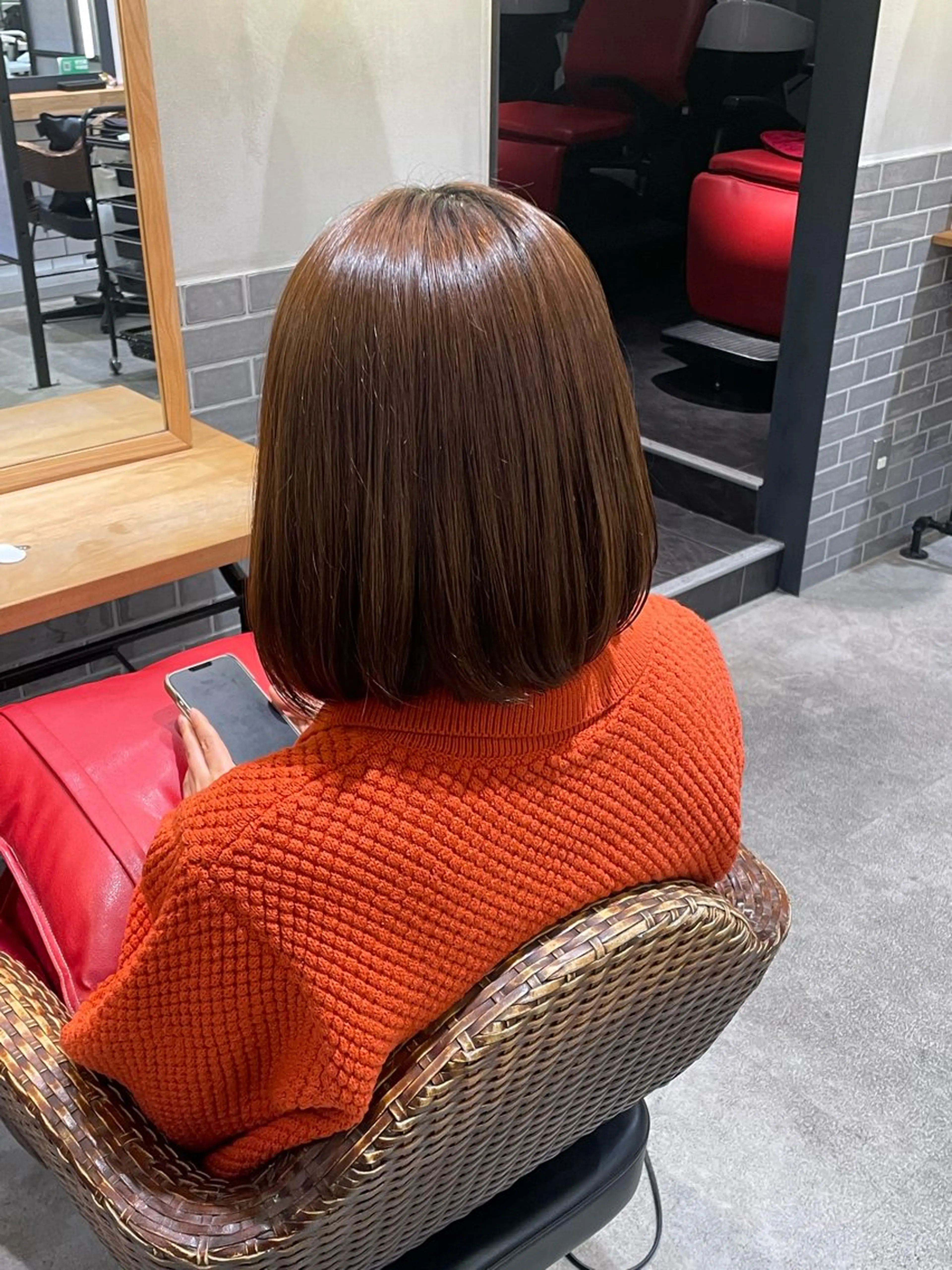 セミロング 透明感カラー/ カット🎀あつこ🎀のヘアスタイル