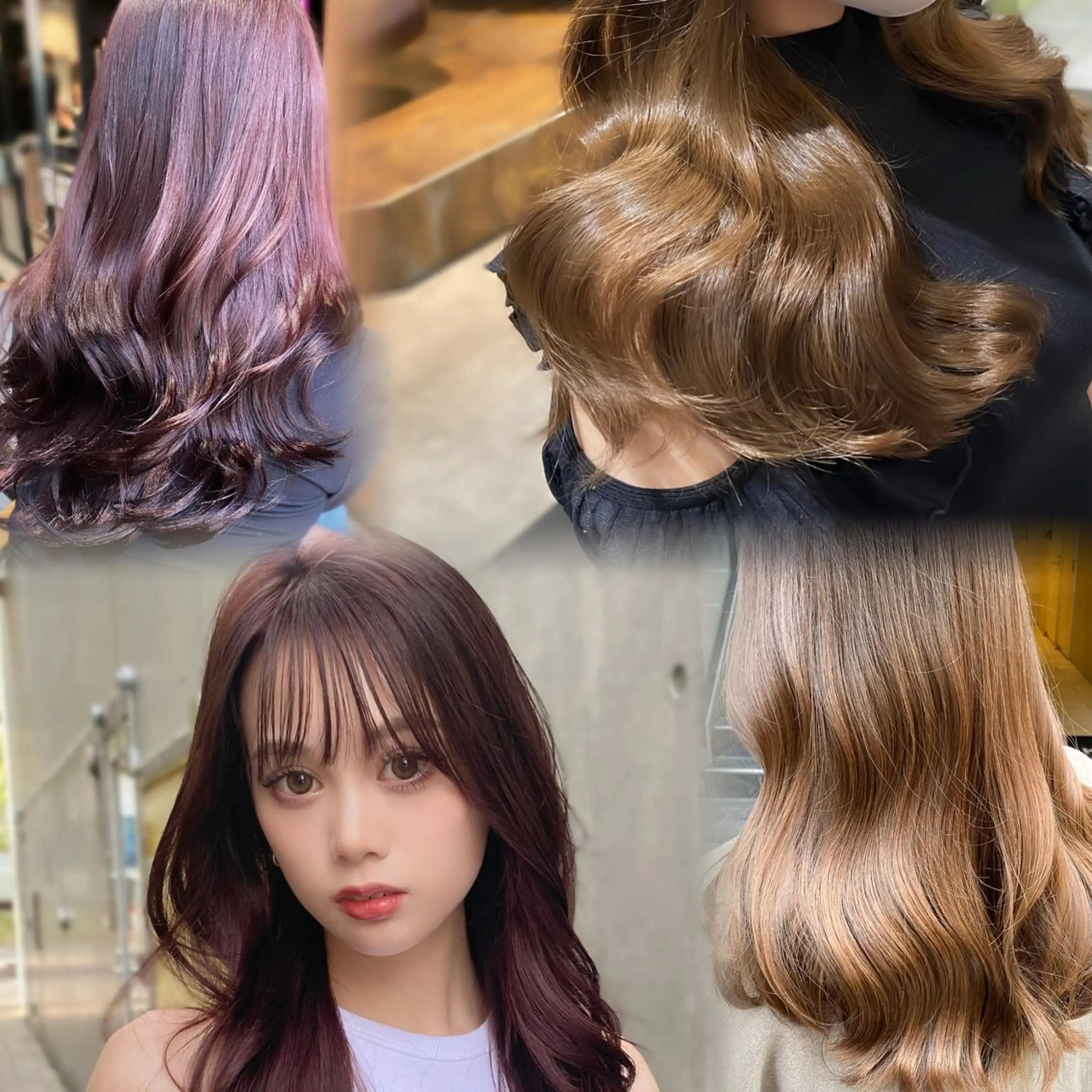 ロング カラー 透明感カラー ヘアカラー トリートメント ハッシュカット/艶感 カラー/ユウキ✨のヘアスタイル