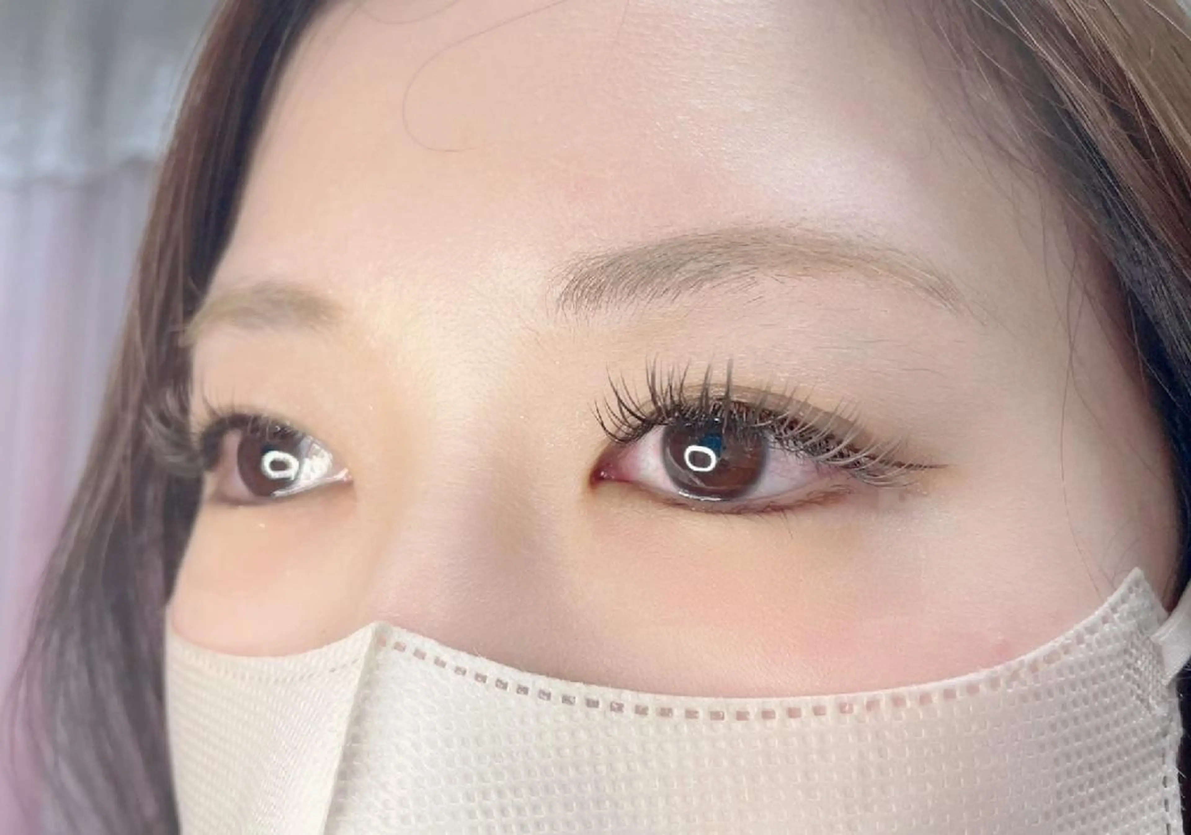 マツエク・マツパ 付け放題 バインドロック キュート フラットラッシュ パリジェンヌラッシュリフト 吉岡 ゆうなのマツエク・マツパデザイン