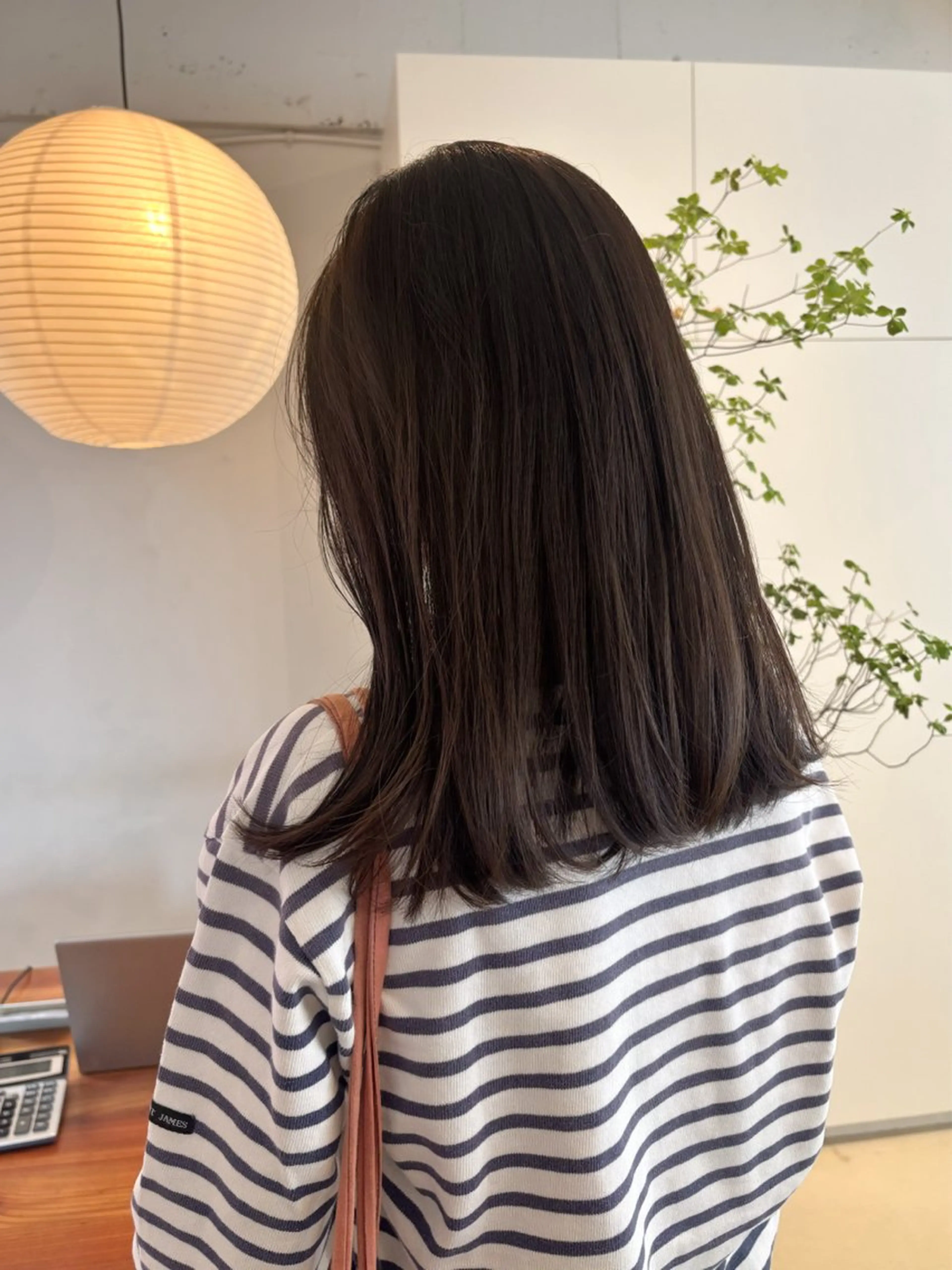 セミロング カット ヘアカラー トリートメント 🍑透明感hair ・NENE🍑のヘアスタイル