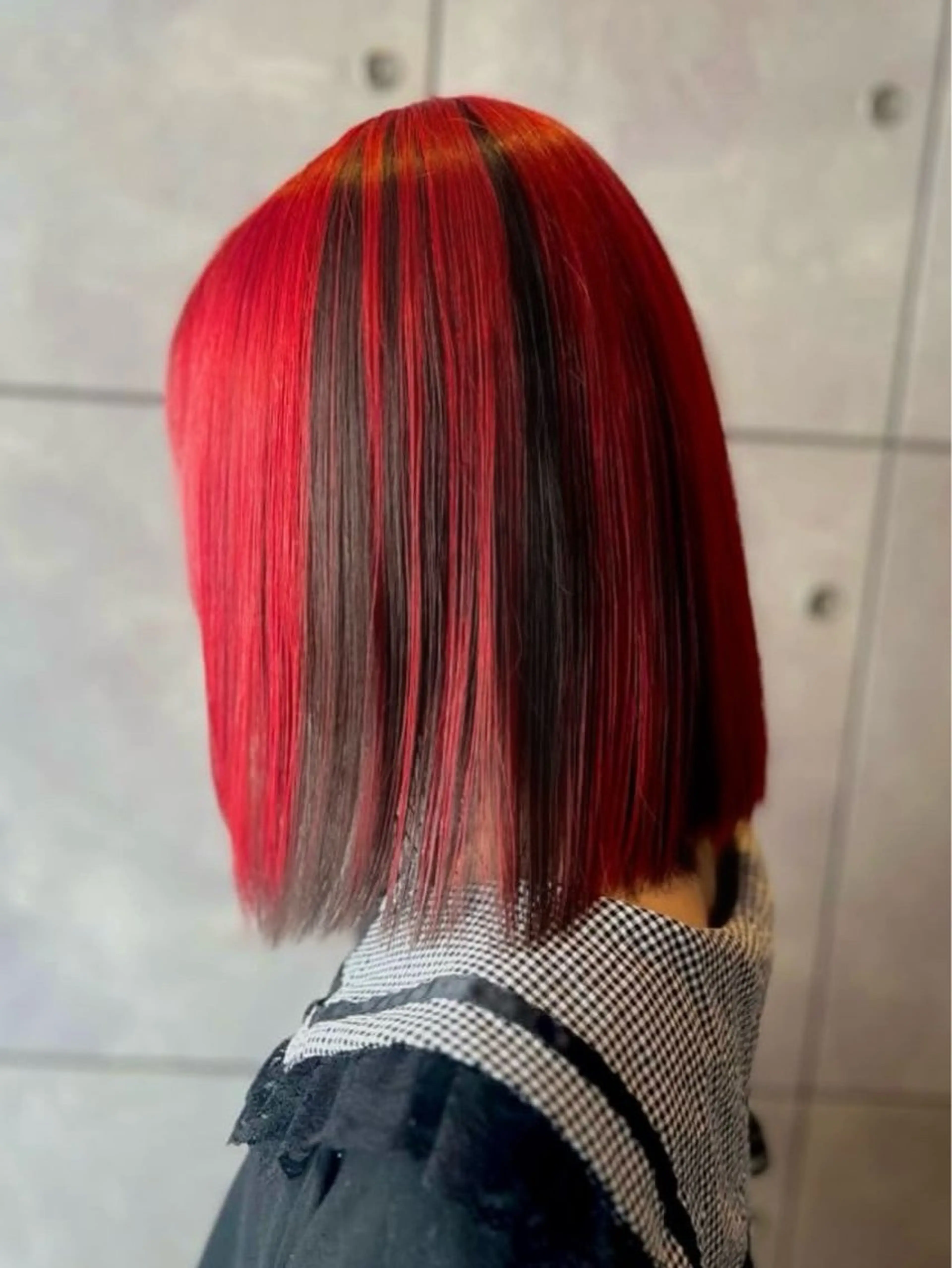 ミディアム カラー ヘアカラー トリートメント ヘアセット 🎀ハイトーン・艶 カラー HANA🎀のヘアスタイル