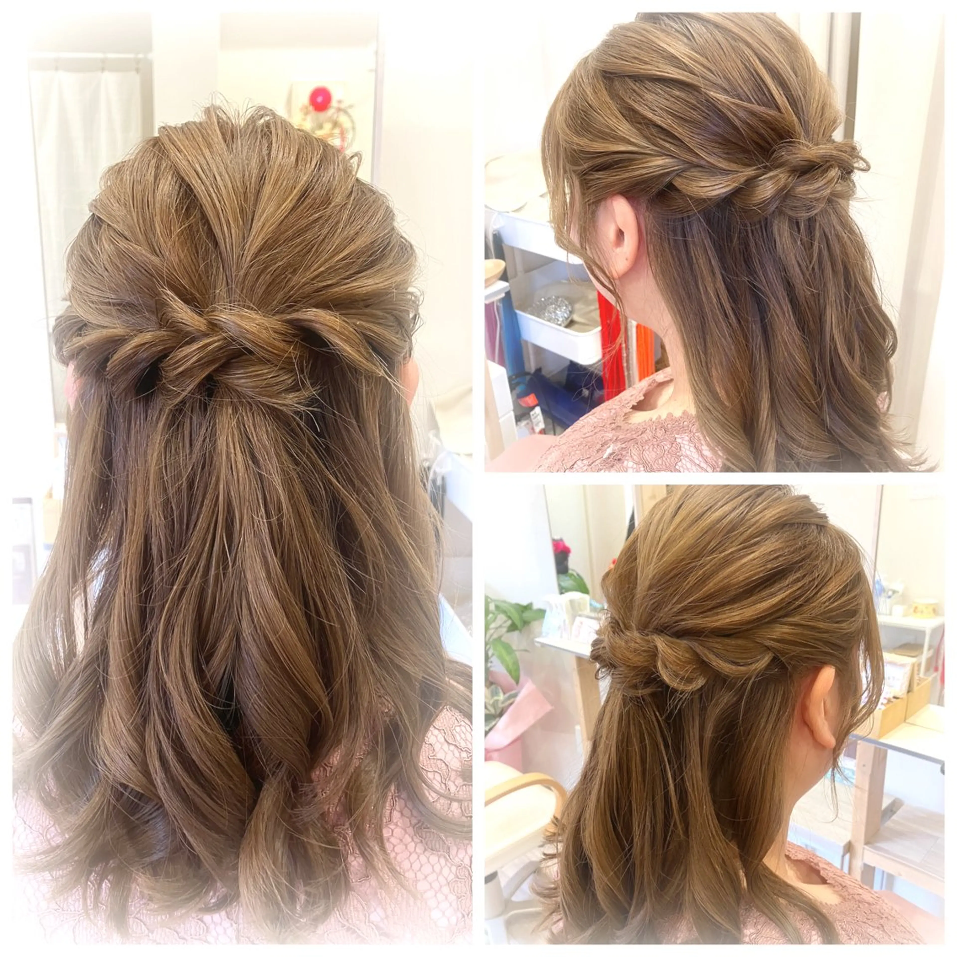 セミロング ヘアセット Hair Styling えむ所属・冨田 美和のヘアスタイル