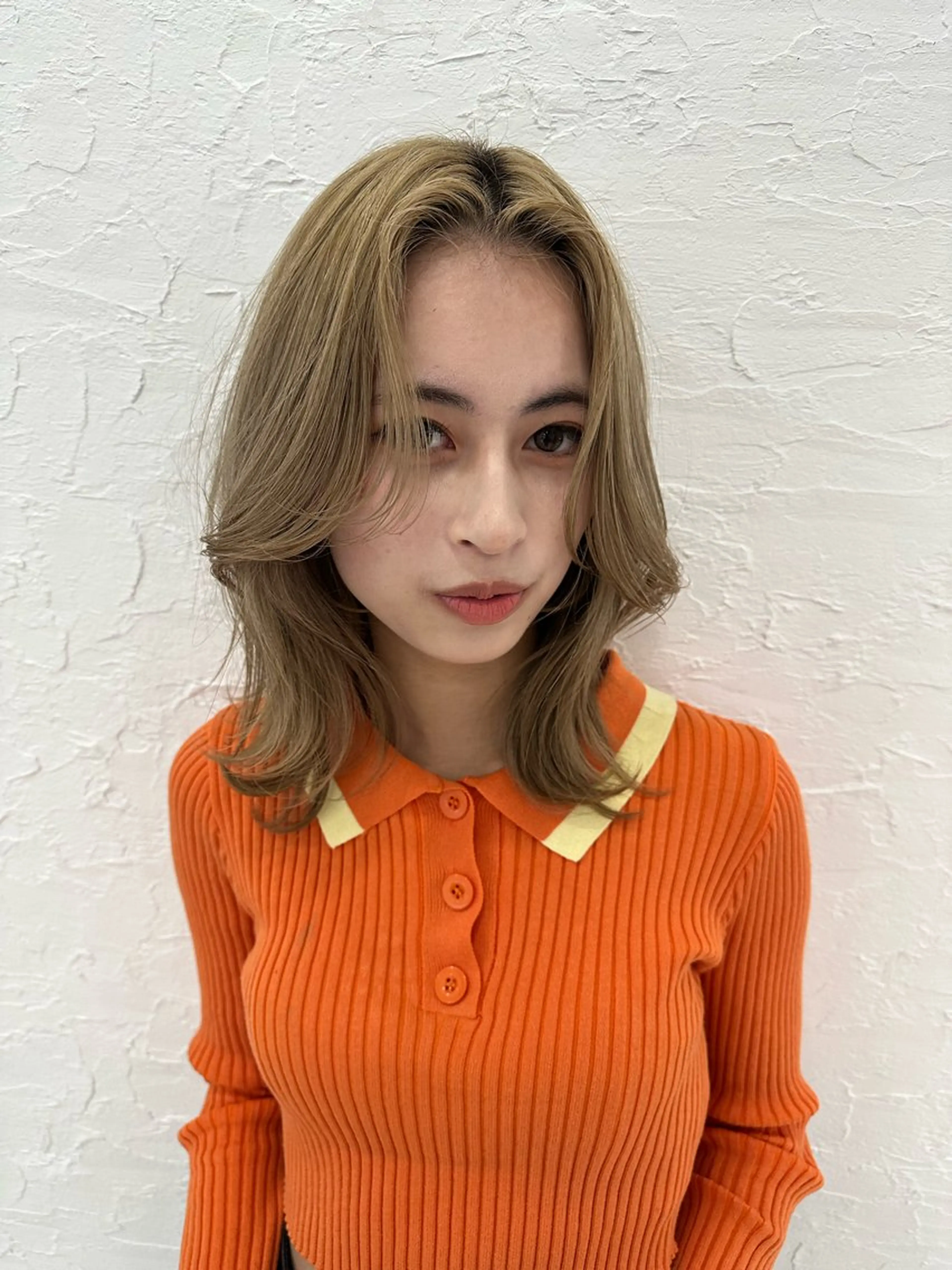 骨格矯正カット💇‍♀️『ミディアム顎下から鎖骨上のレングス』の写真