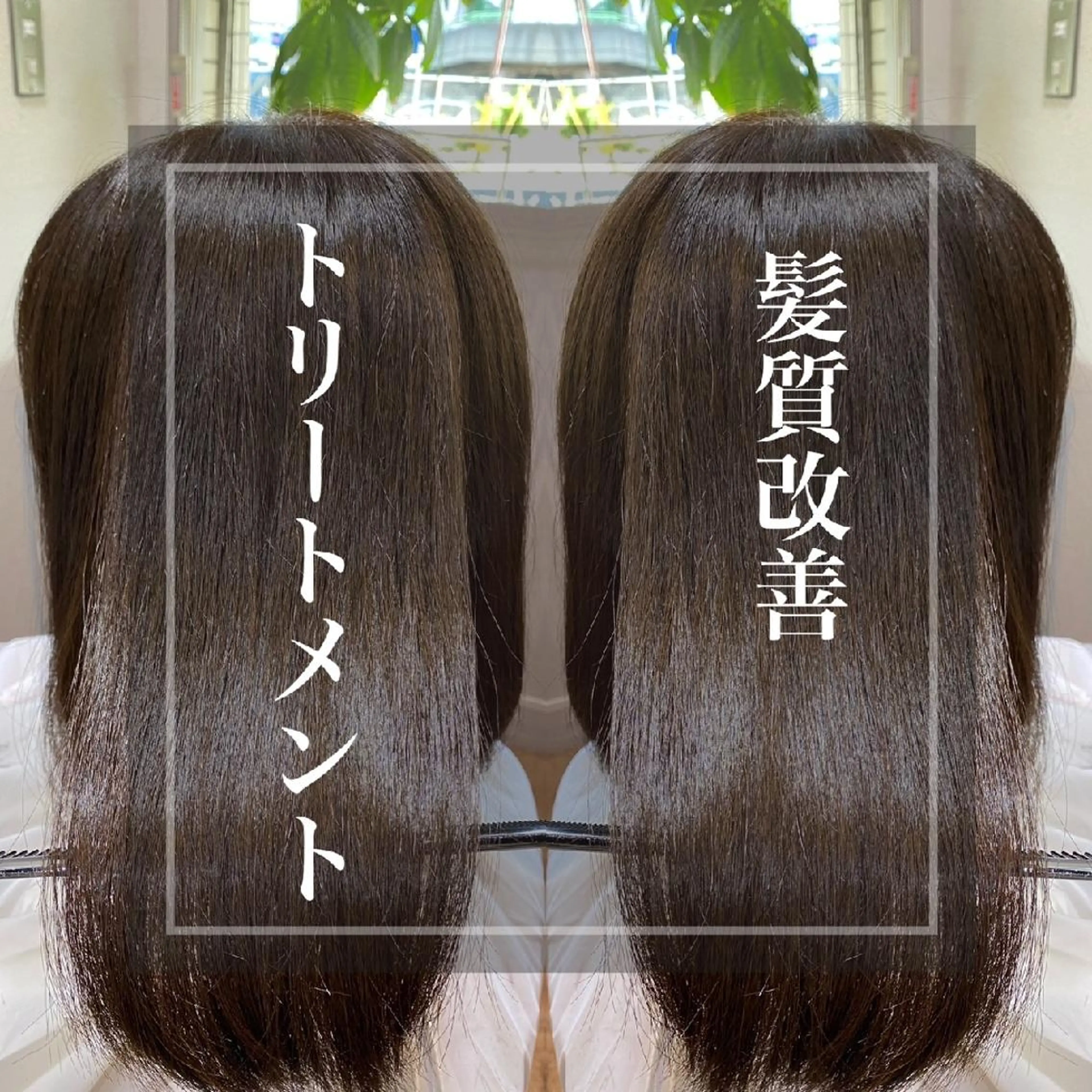 艶150%UP【超修復型髪質改善トリートメント】+カットの写真