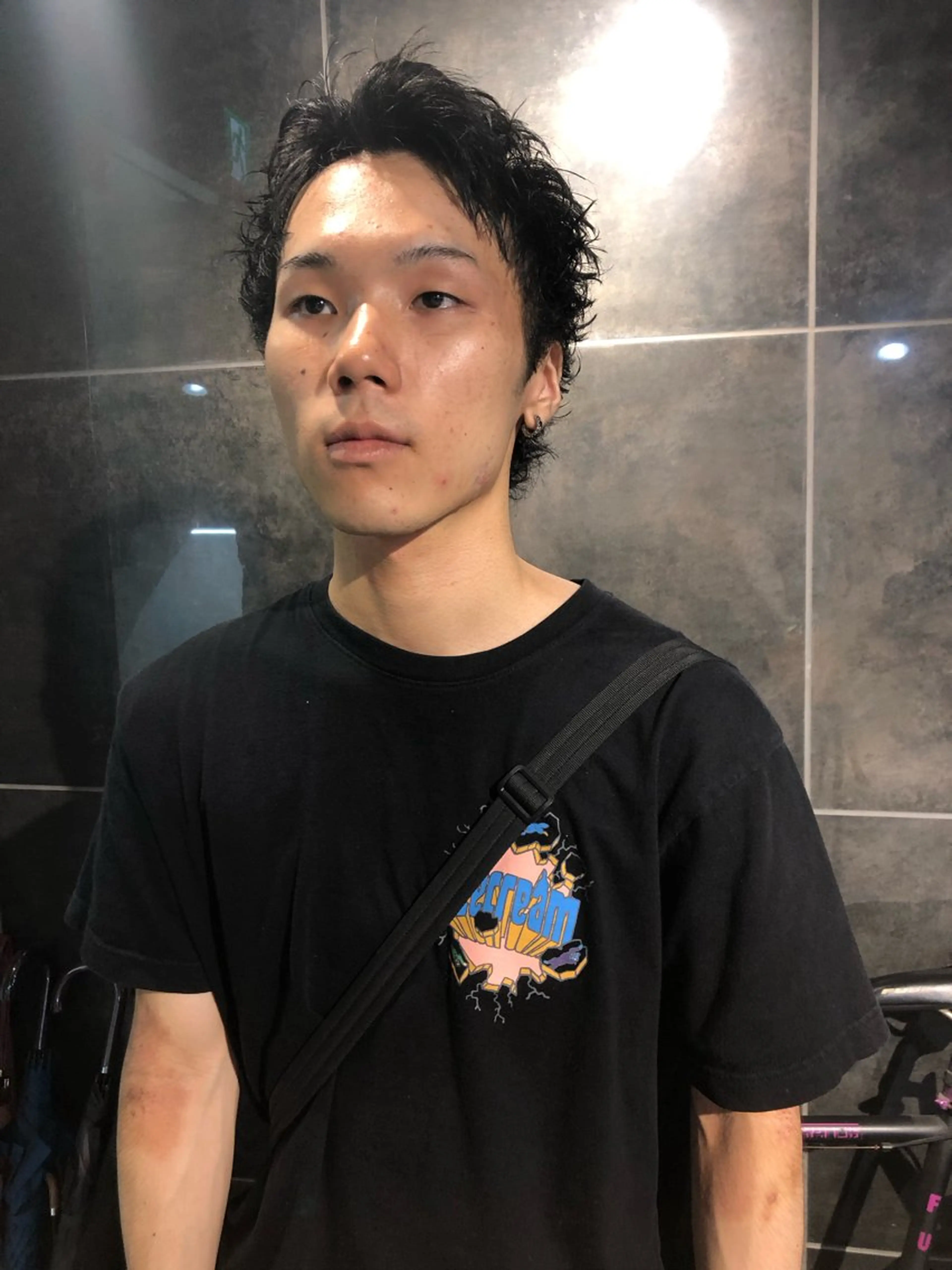 ヘアアレンジ メンズ メンズベリーショート カット トリートメント ヘアセット ainico+所属・メンズ特化✂️栗原 侑也のヘアスタイル