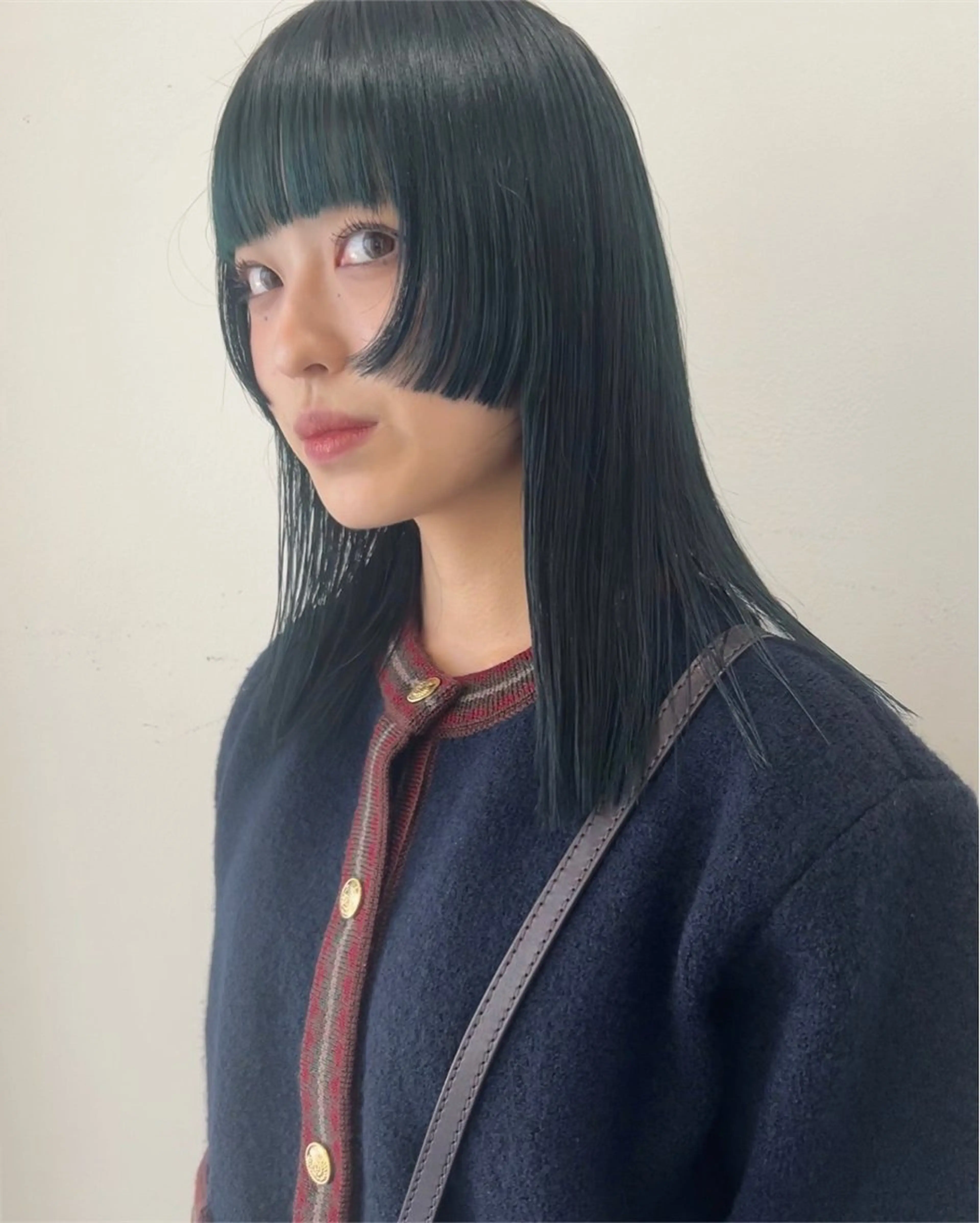 セミロング カラー ダブルカラー カット ヘアカラー トリートメント 村上雅人 ナチュラルモードのヘアスタイル
