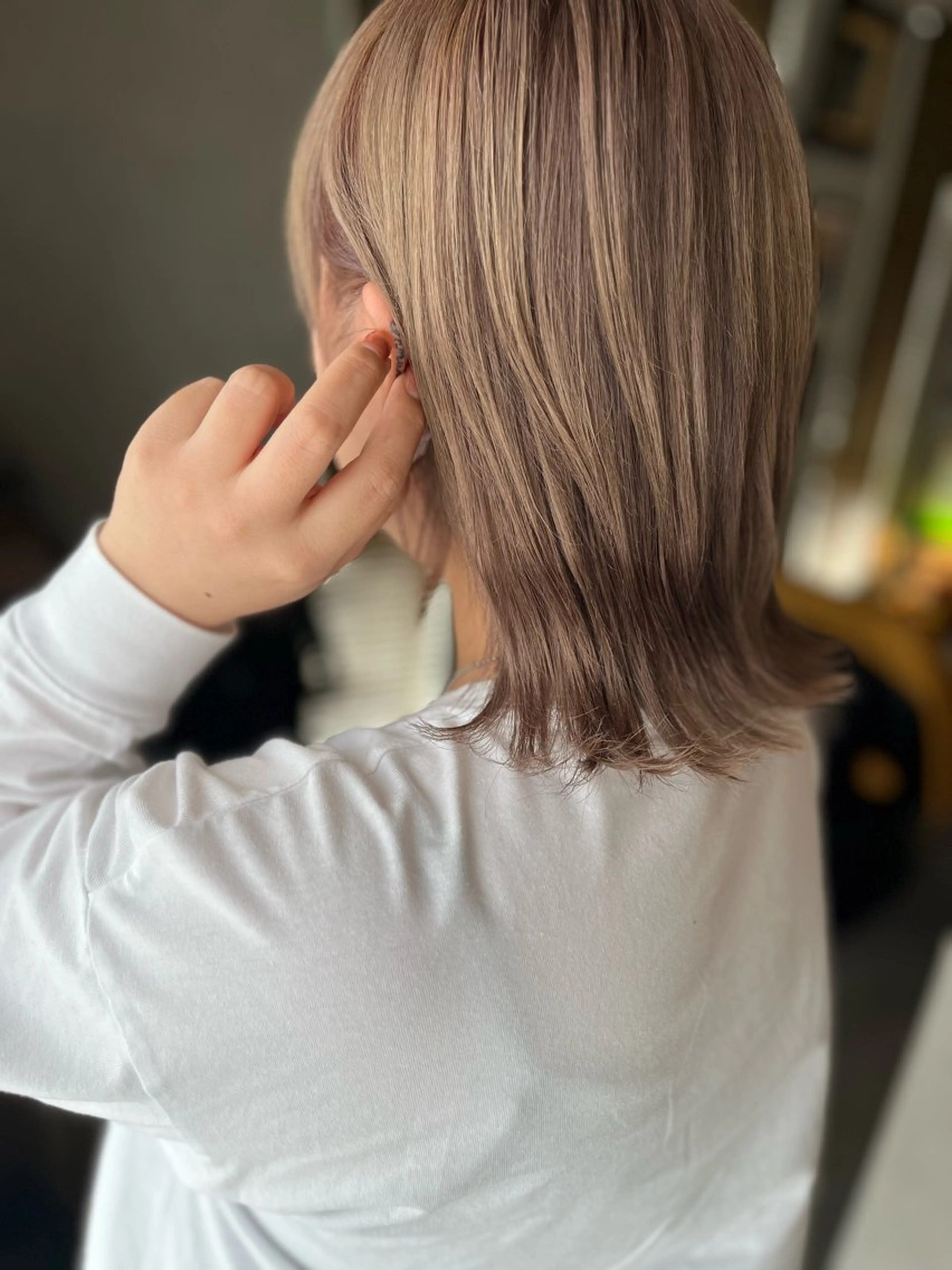 ミディアム soins de MaLilyのヘアスタイル