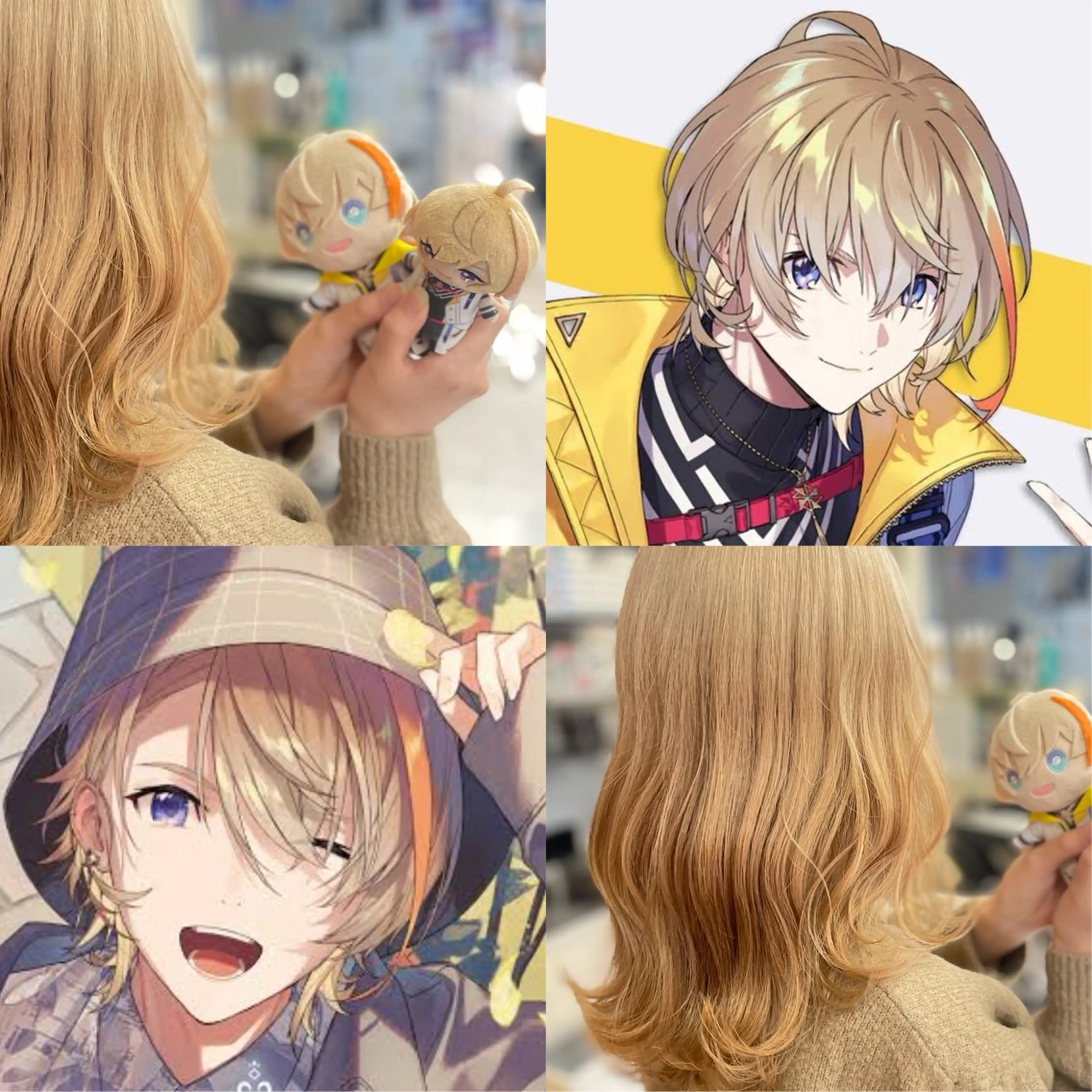 ミディアム 💖推しカラー💖 オタク美容師✂ゆづきのヘアスタイル