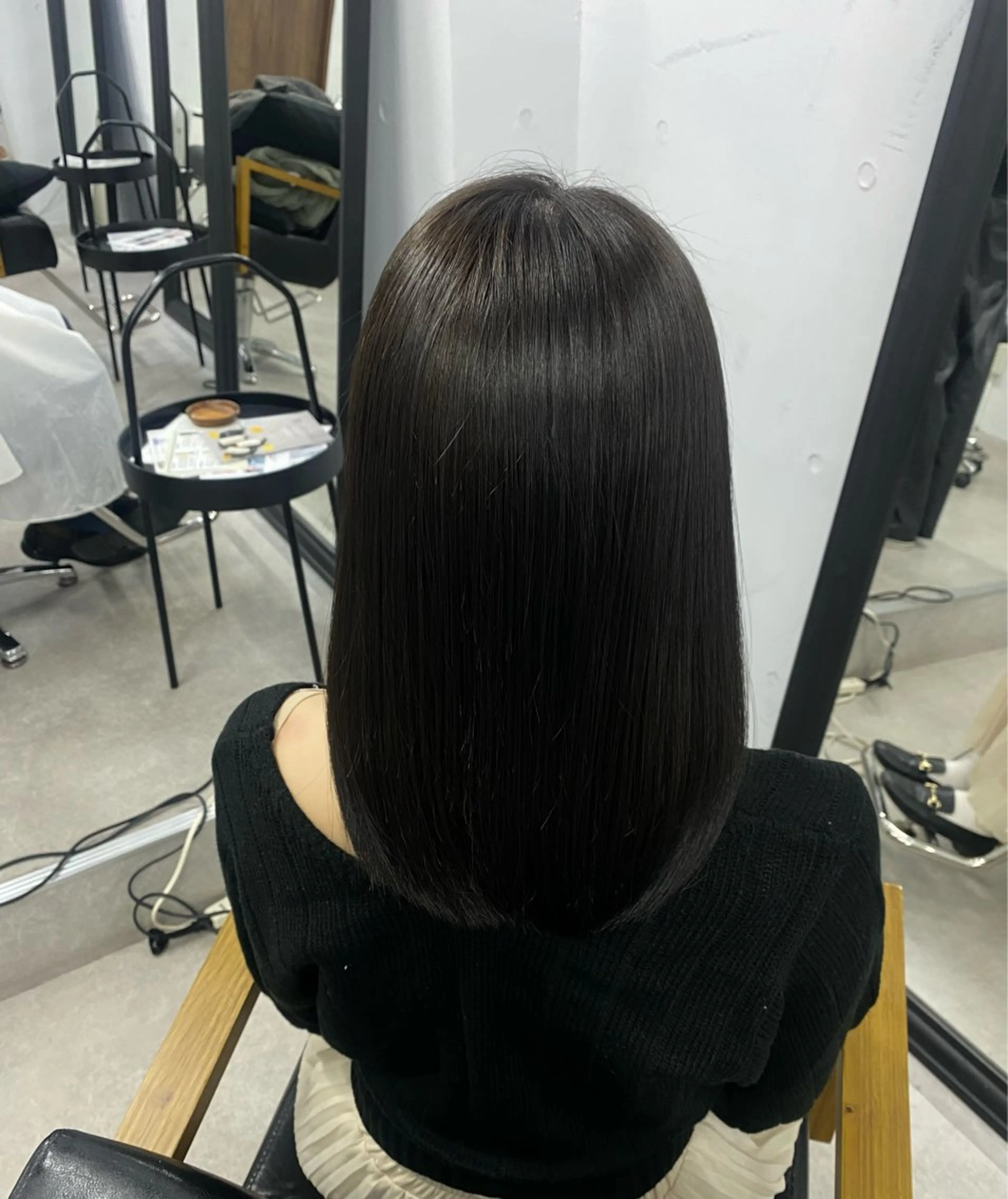 ミディアム 太田 すず香のヘアスタイル