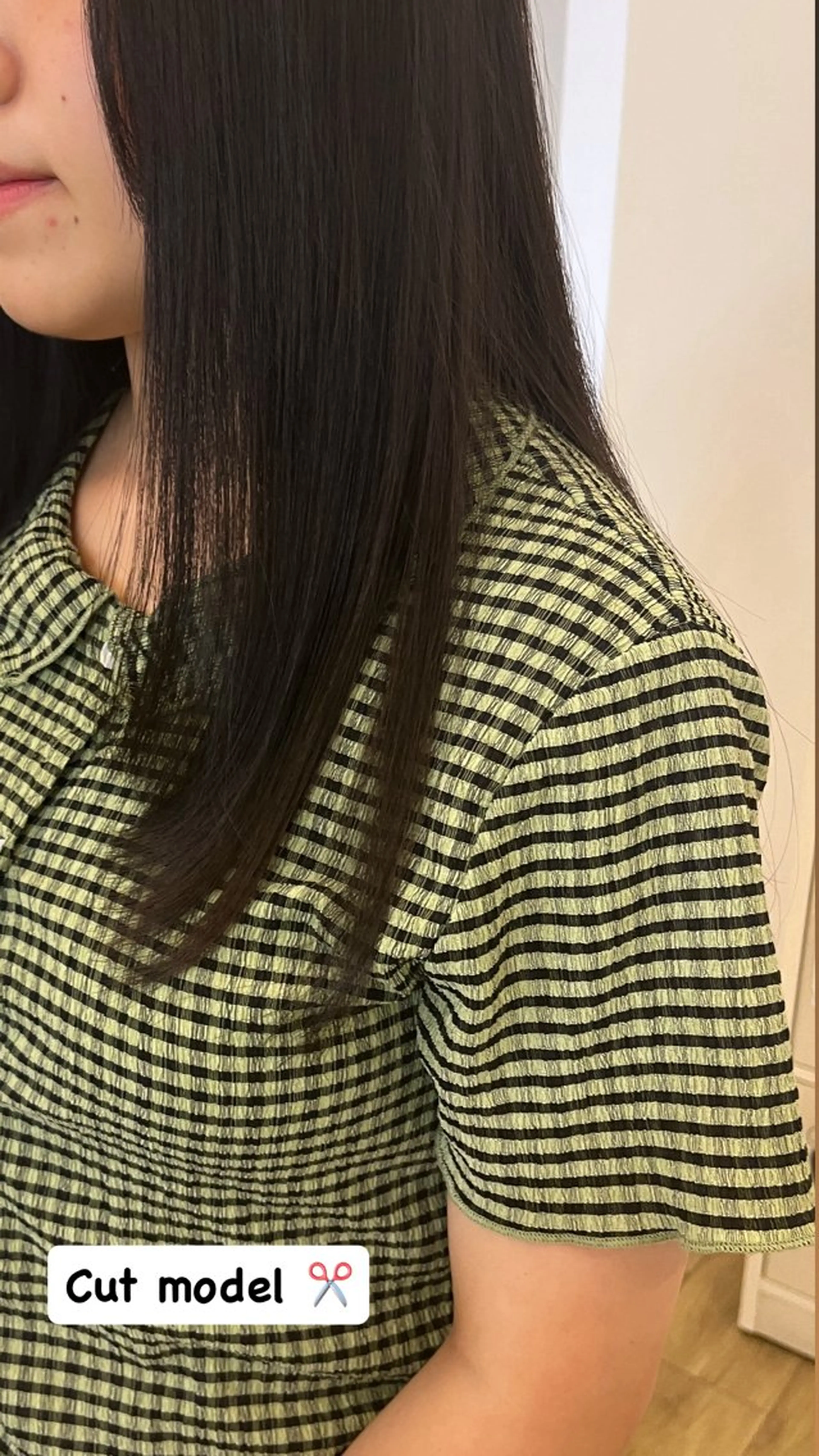 ロング 顔周りカット レイヤーカット 高村 りなのヘアスタイル