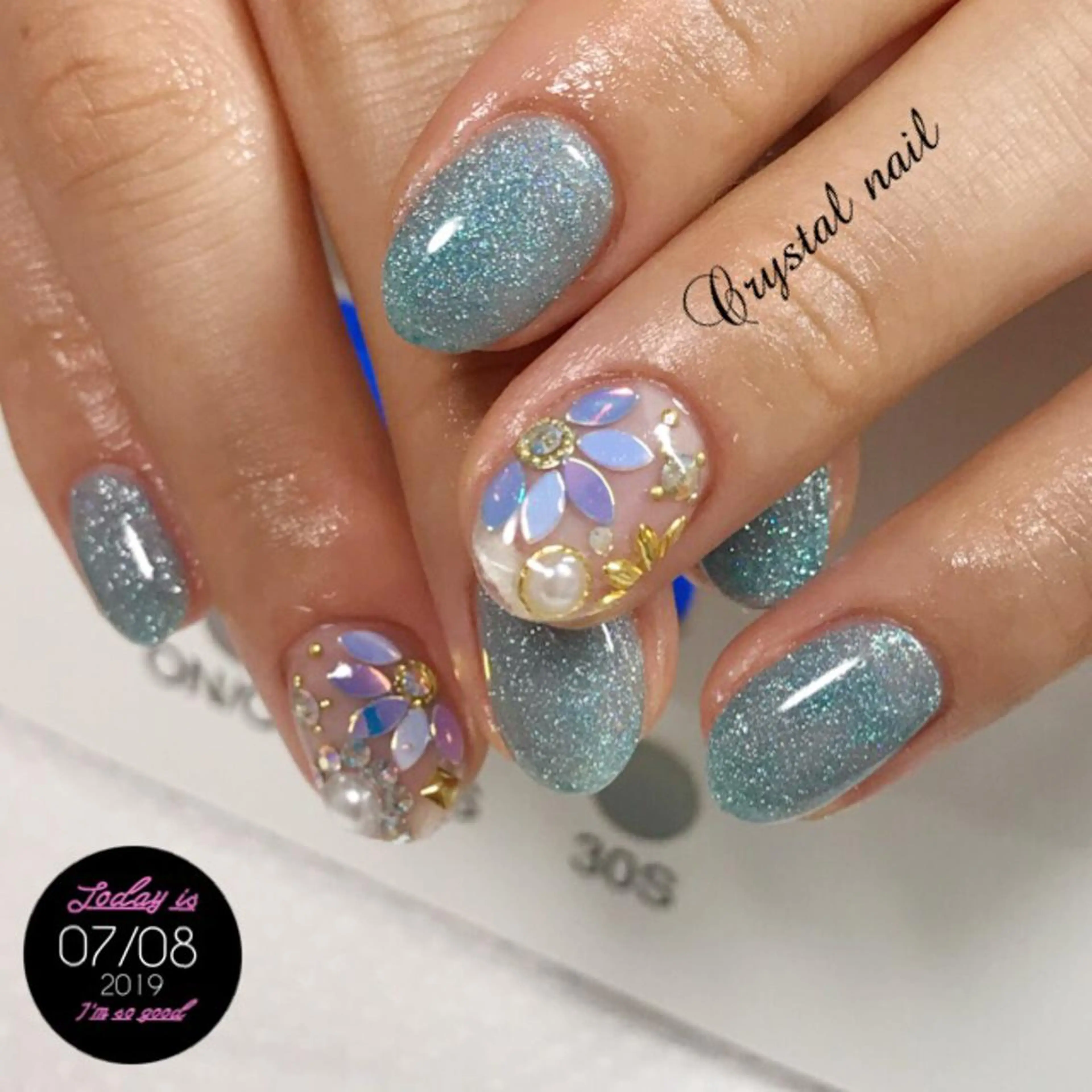 ネイル ラメ(グリッター) SCENERY NAILのネイルデザイン