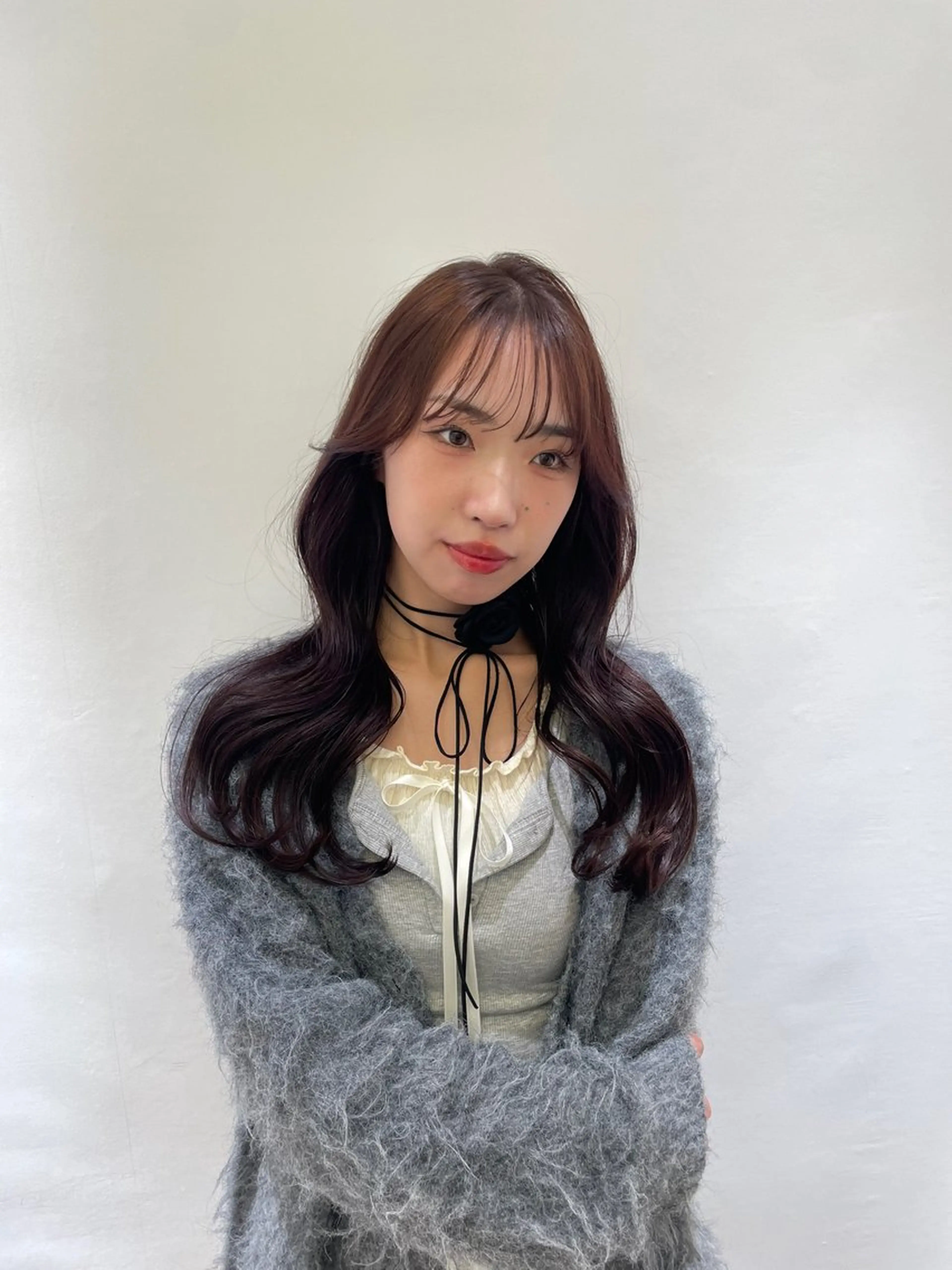 セミロング カラー Parve Mix /頓宮 稚愛🤍のヘアスタイル