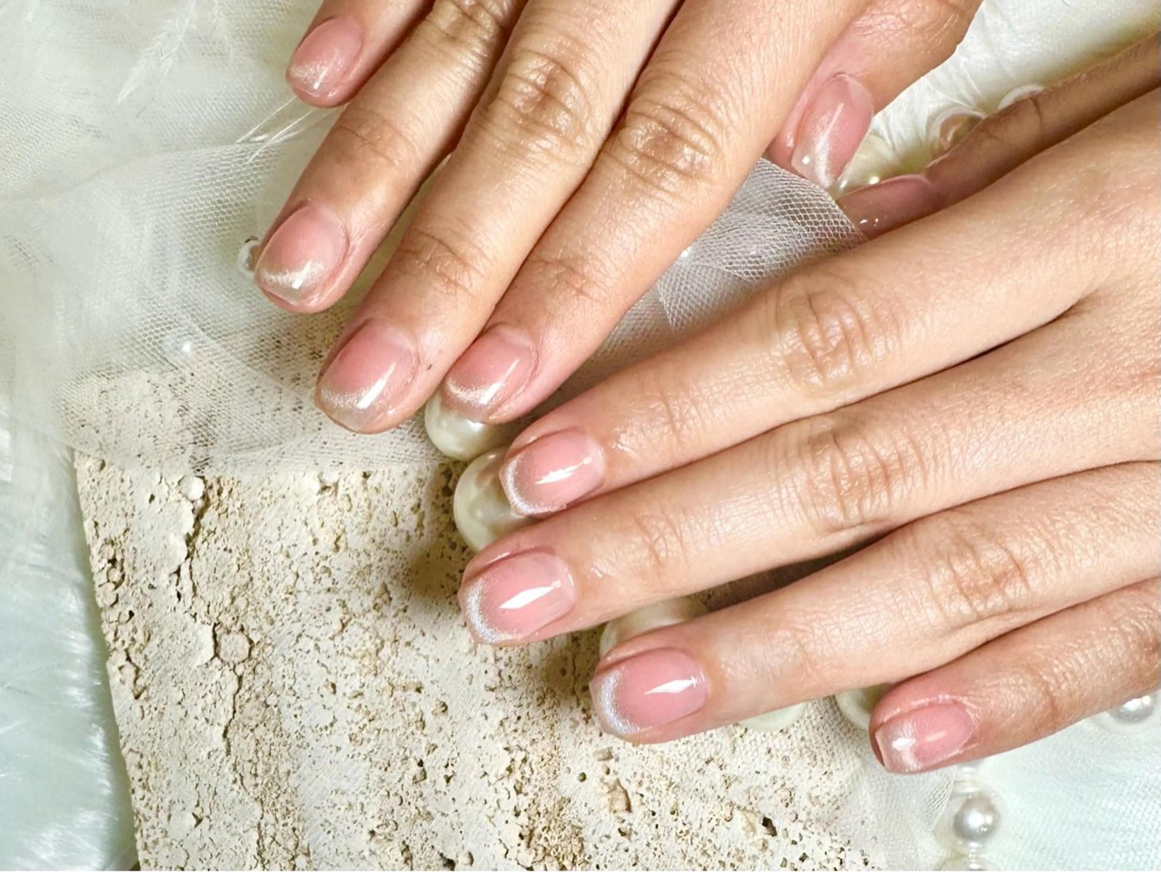 ネイル クリアネイル フットネイル フレンチネイル ジェルネイル 韓国ネイル ハンドネイル ハンドケア nail salon Feerieのネイルデザイン
