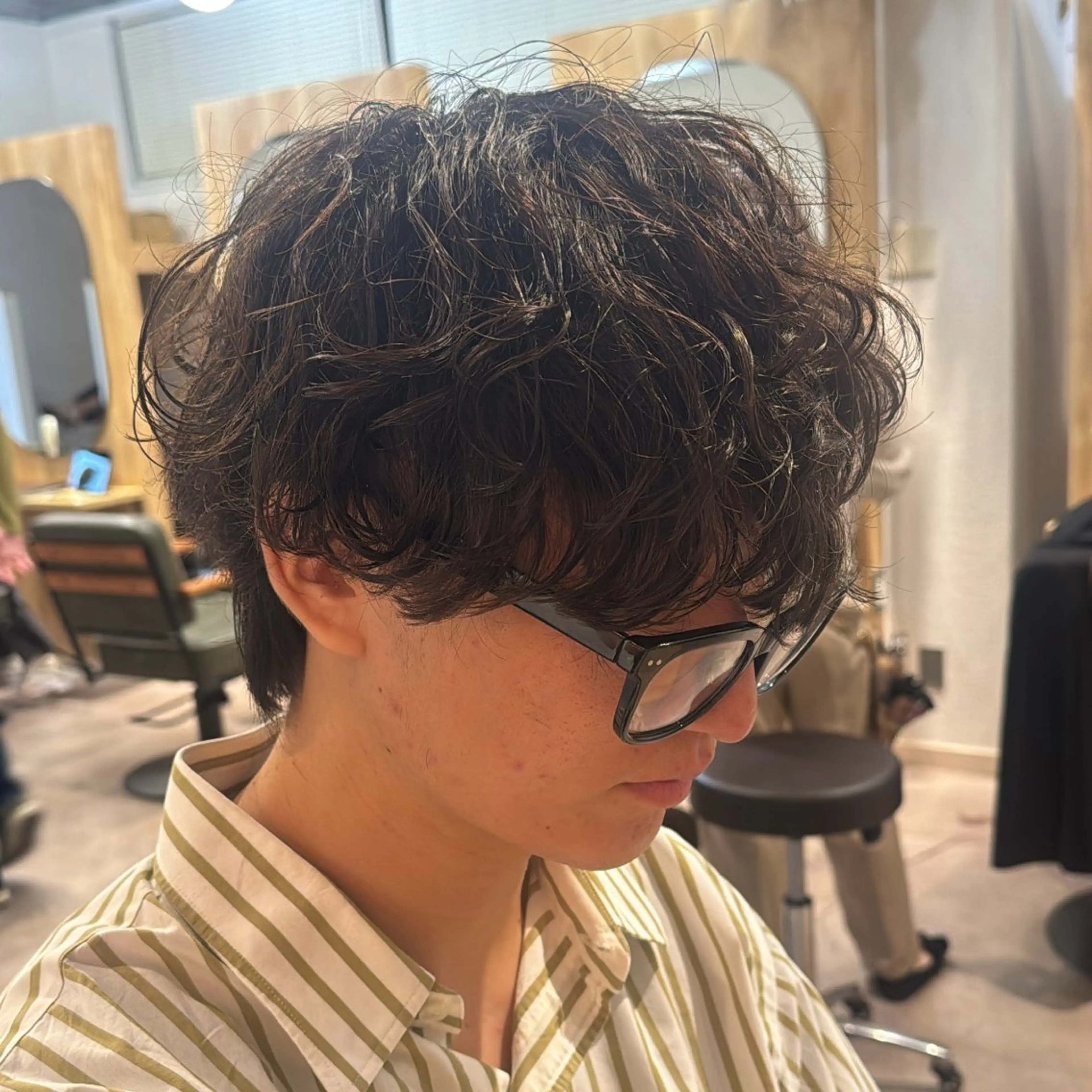 パーマ メンズ カット パーマ AYAKA/メンズ パーマ/四条烏丸のヘアスタイル