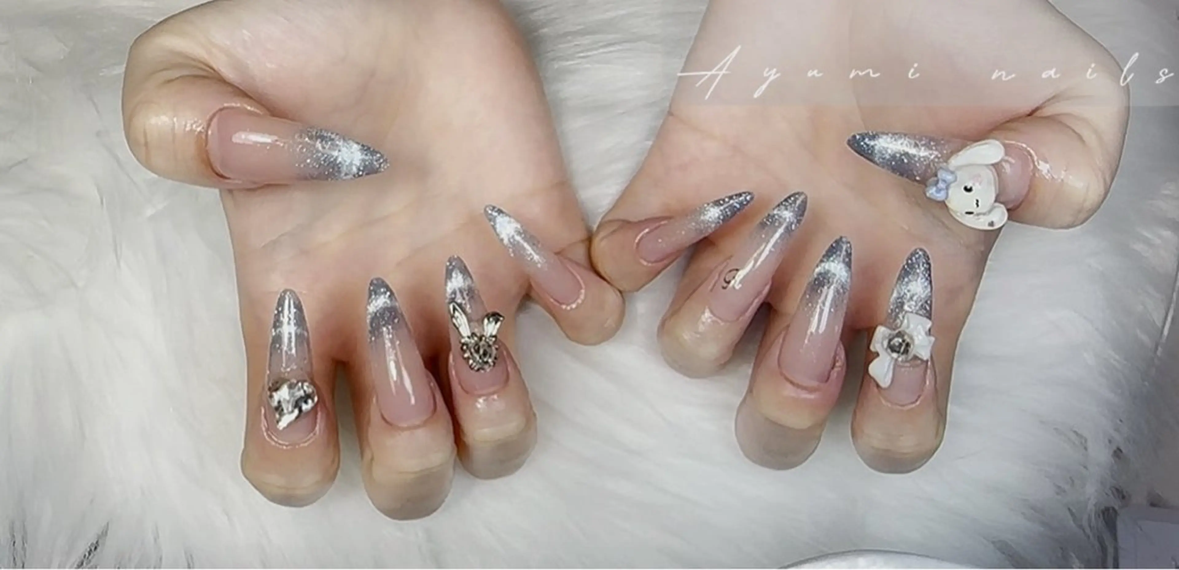 ネイル 長さ出し ハンドネイル Ayumi nails川崎店のネイルデザイン