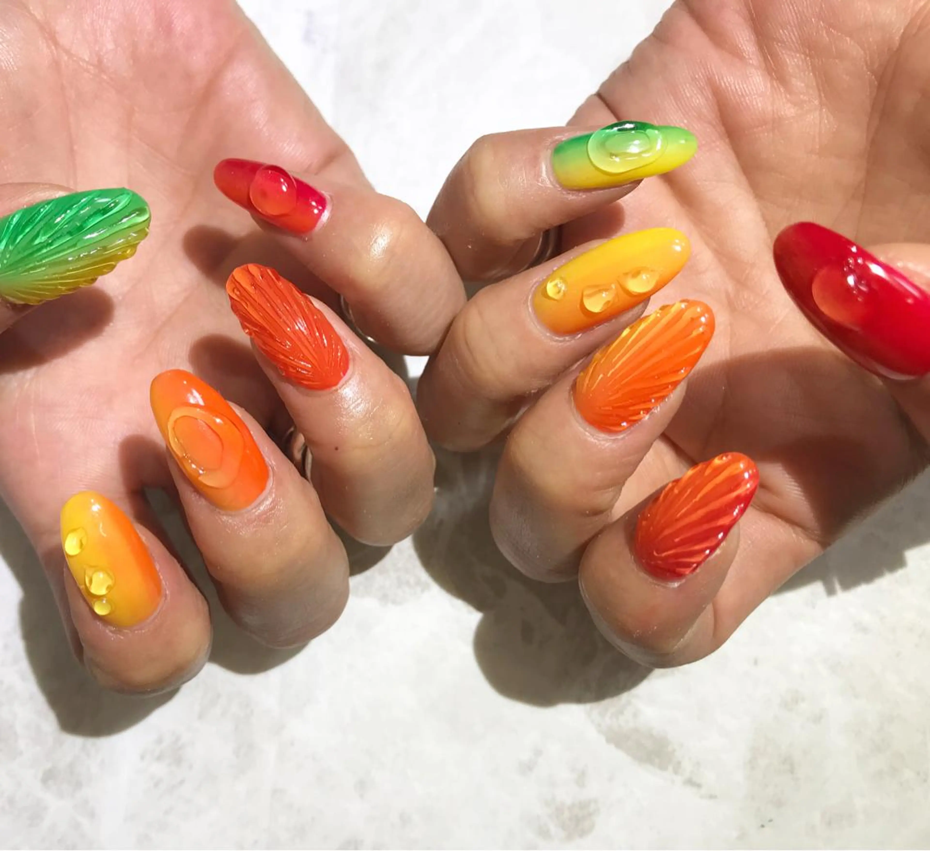 ネイル フットネイル ニュアンスネイル シンプルネイル 春ネイル 夏ネイル nail fufla ♡yamane♡のネイルデザイン