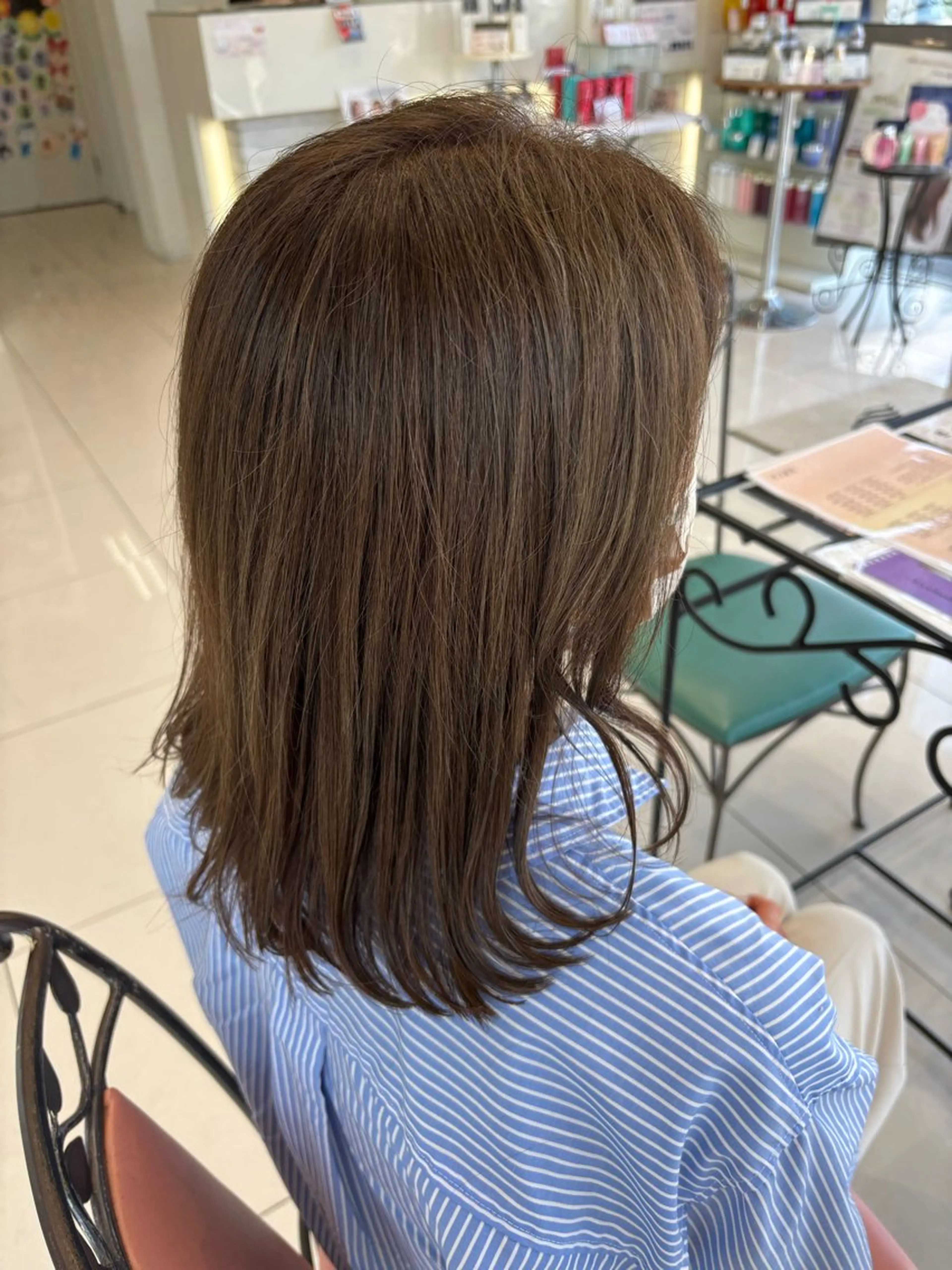 ミディアム カラー 下四日市 翠のヘアスタイル