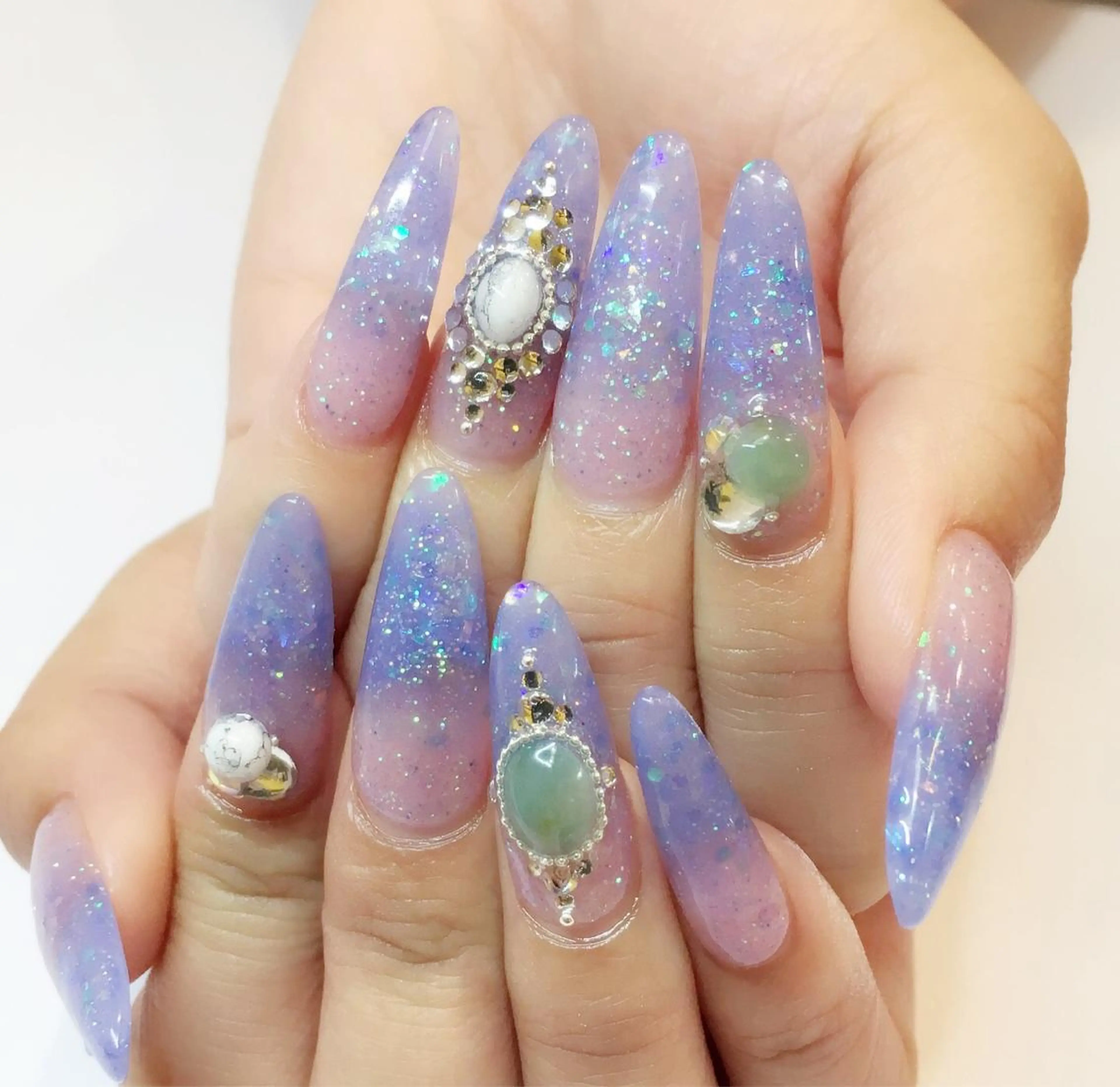 ネイル 持ち込み スカルプネイル nail salon Soeurのネイルデザイン