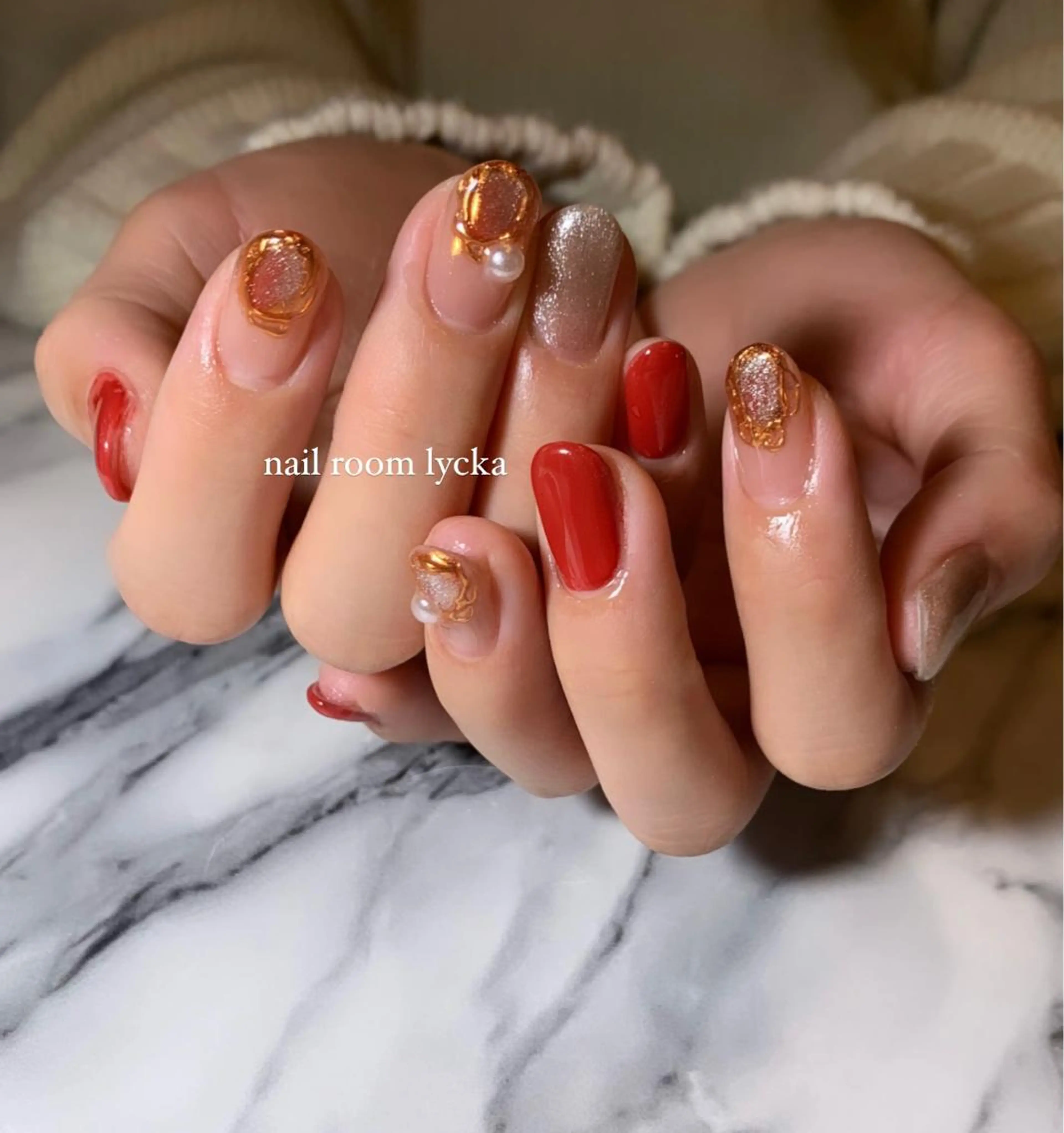 ネイル ﾈｲﾙﾙｰﾑﾘｯｶ 𝐦𝐚𝐲𝐮のネイルデザイン