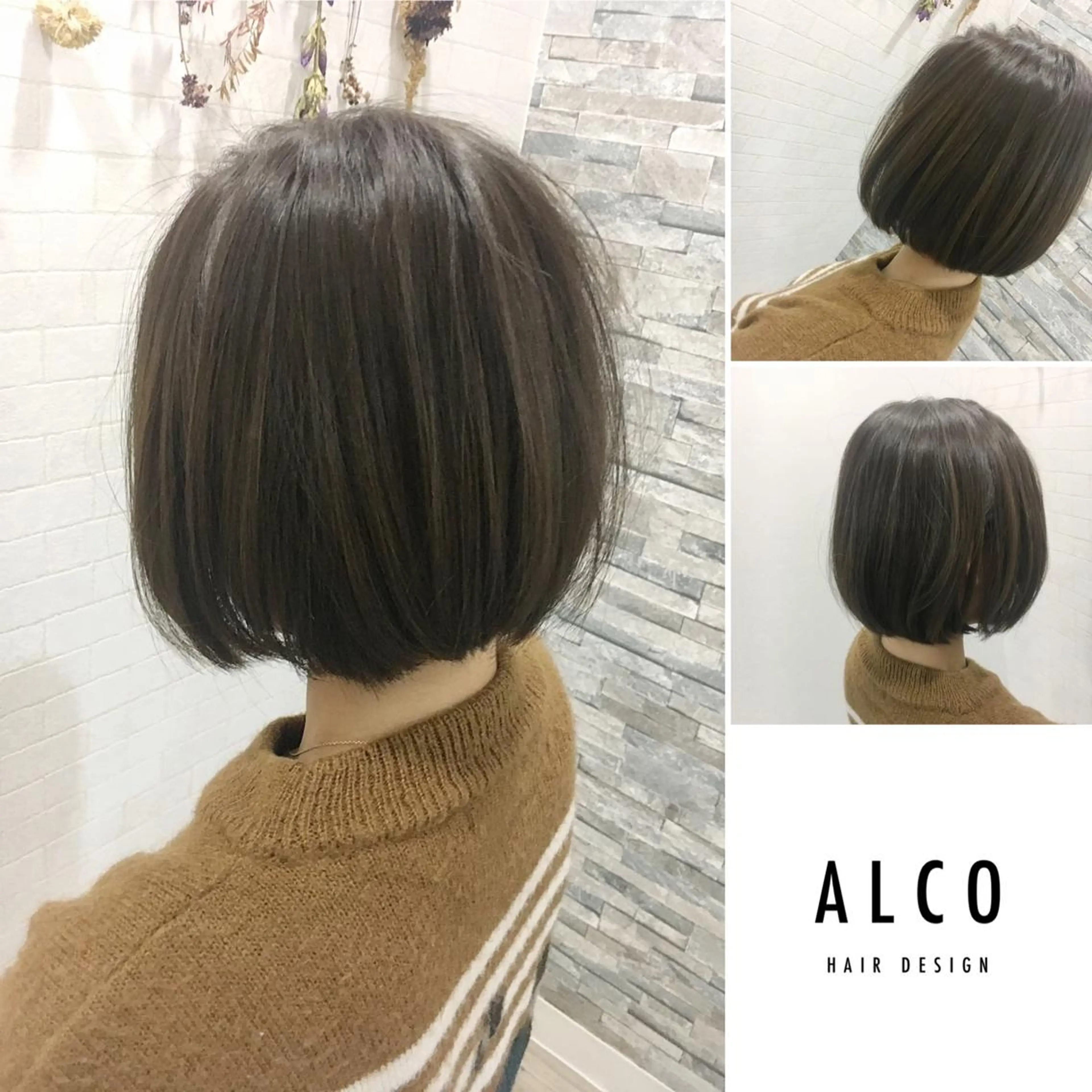 ショート カラー ワタイショウタ 髪質改善✨眉毛サロンのヘアスタイル