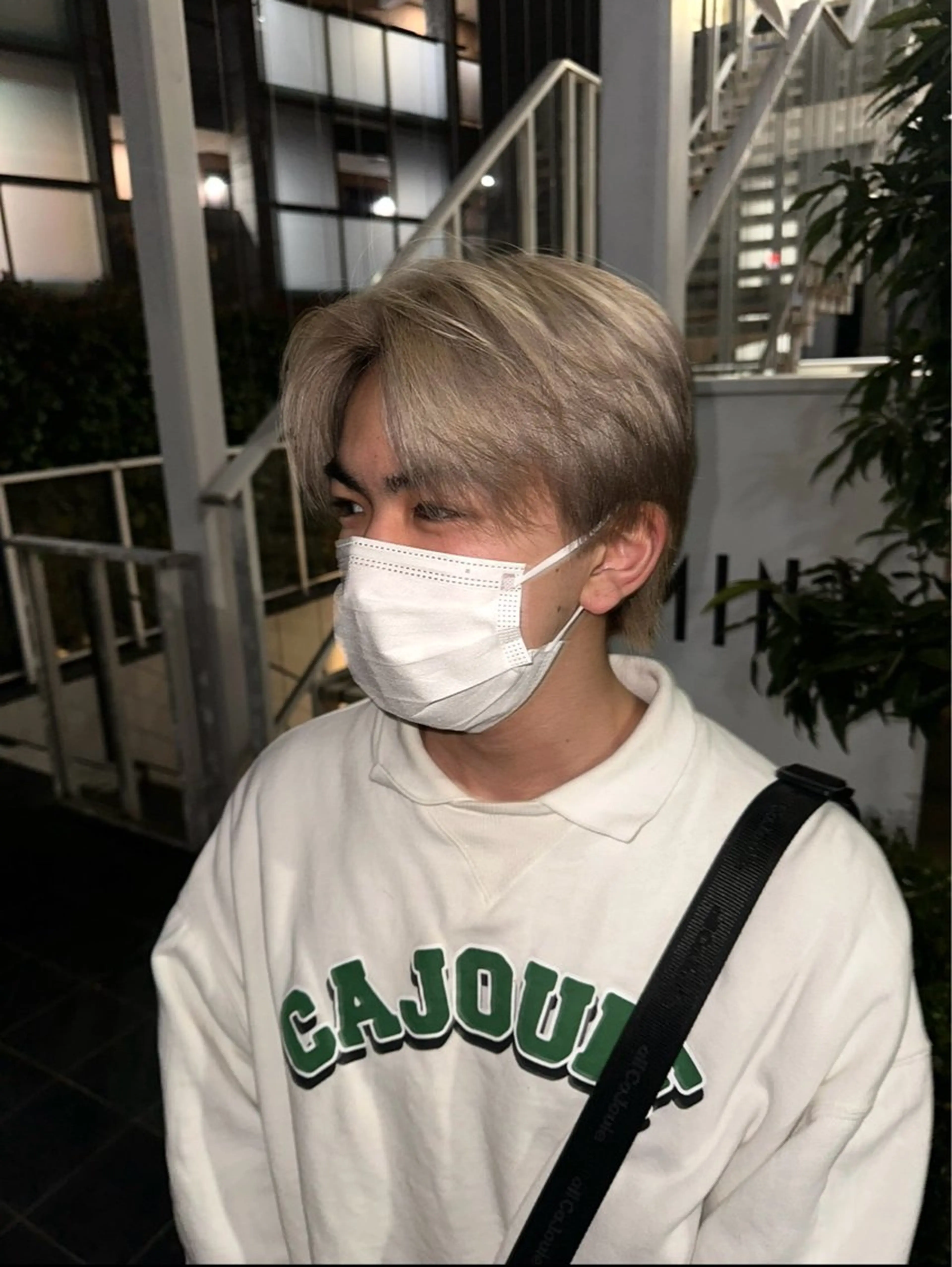 カラー メンズ MINX/ボブ/ レイヤー/田中元翔のヘアスタイル